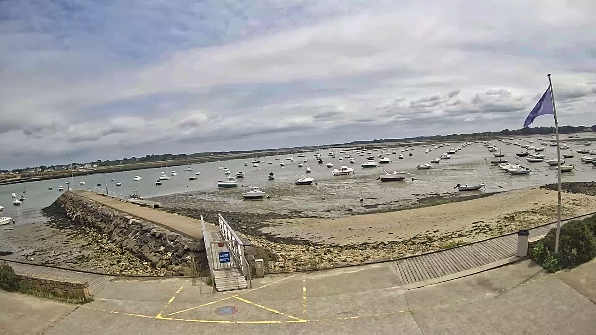 Mesquer, Merquel Coast Live Cam - Saint-Nazaire, Loire-Atlantique, Pays de la Loire, France