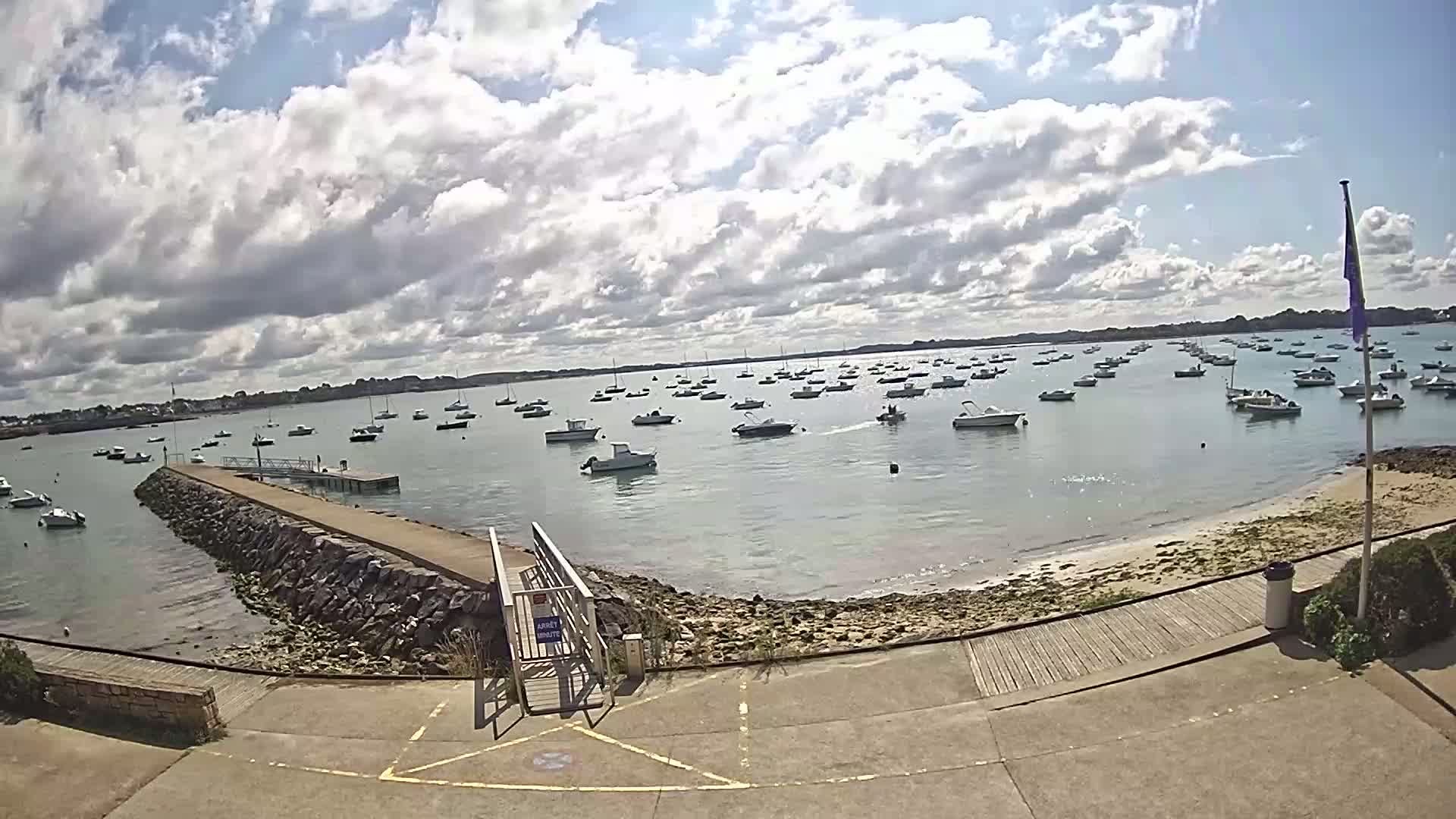 Mesquer, Merquel Coast Live Cam - Saint-Nazaire, Loire-Atlantique, Pays de la Loire, France