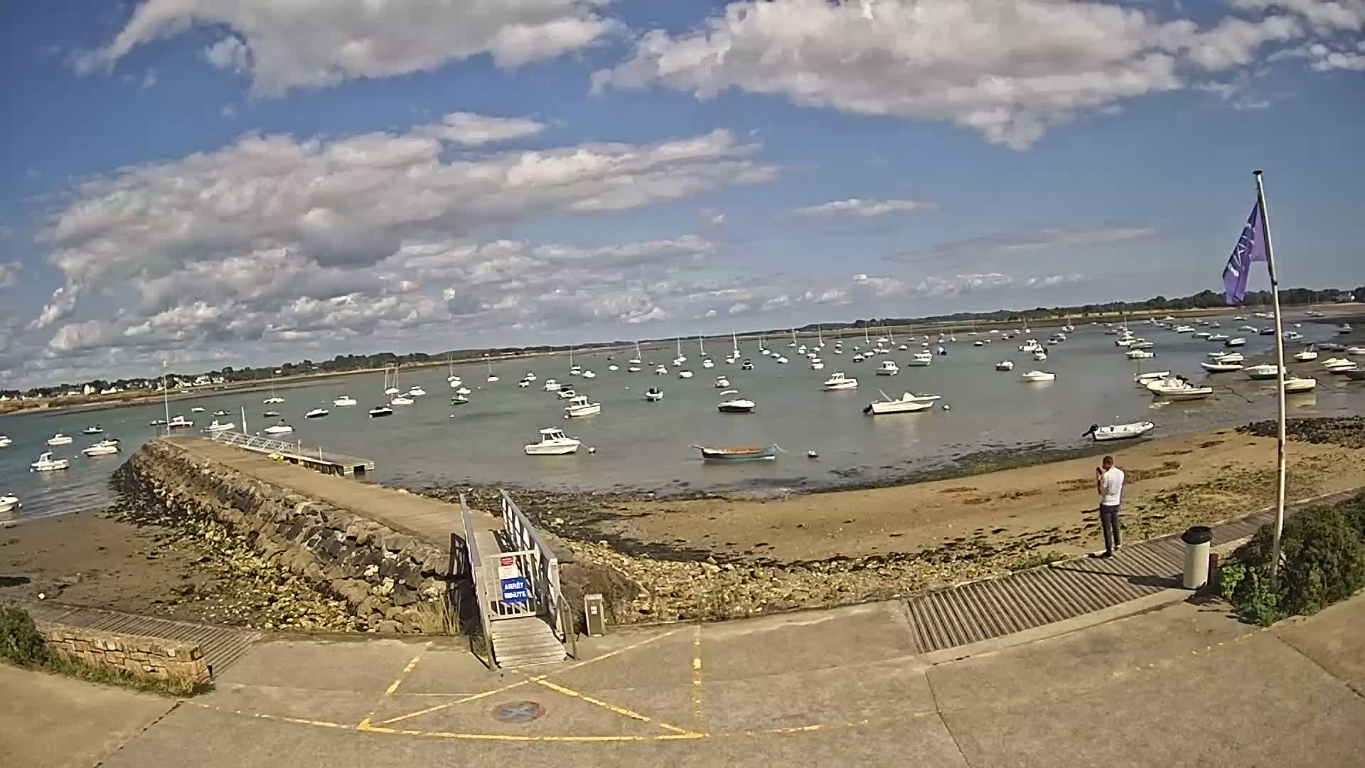 Mesquer, Merquel Coast Live Cam - Saint-Nazaire, Loire-Atlantique, Pays de la Loire, France
