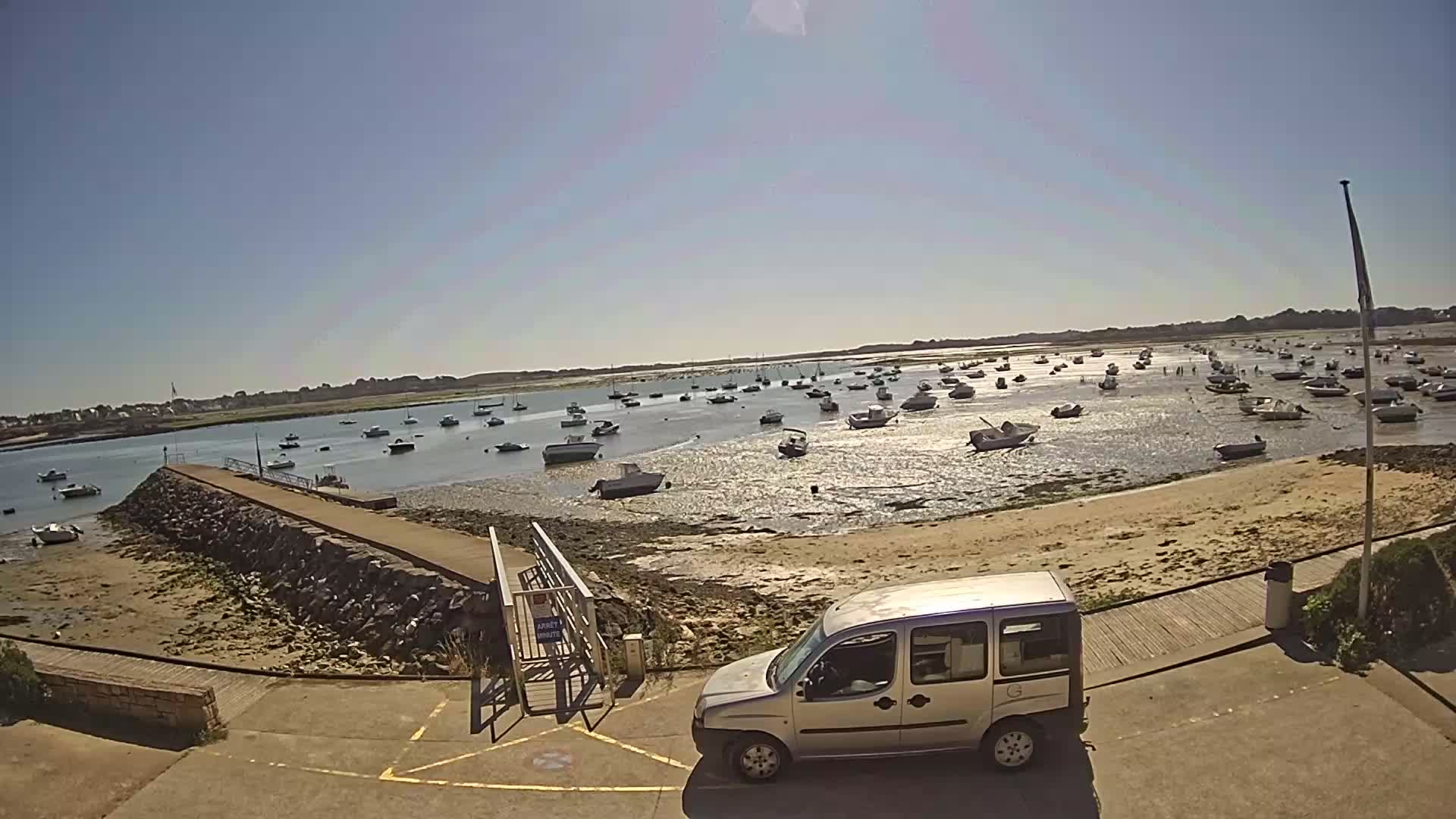 Mesquer, Merquel Coast Live Cam - Saint-Nazaire, Loire-Atlantique, Pays de la Loire, France