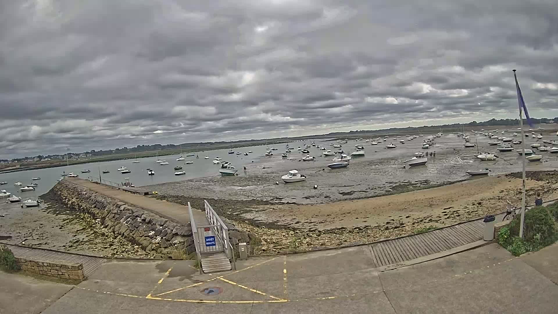 Mesquer, Merquel Coast Live Cam - Saint-Nazaire, Loire-Atlantique, Pays de la Loire, France