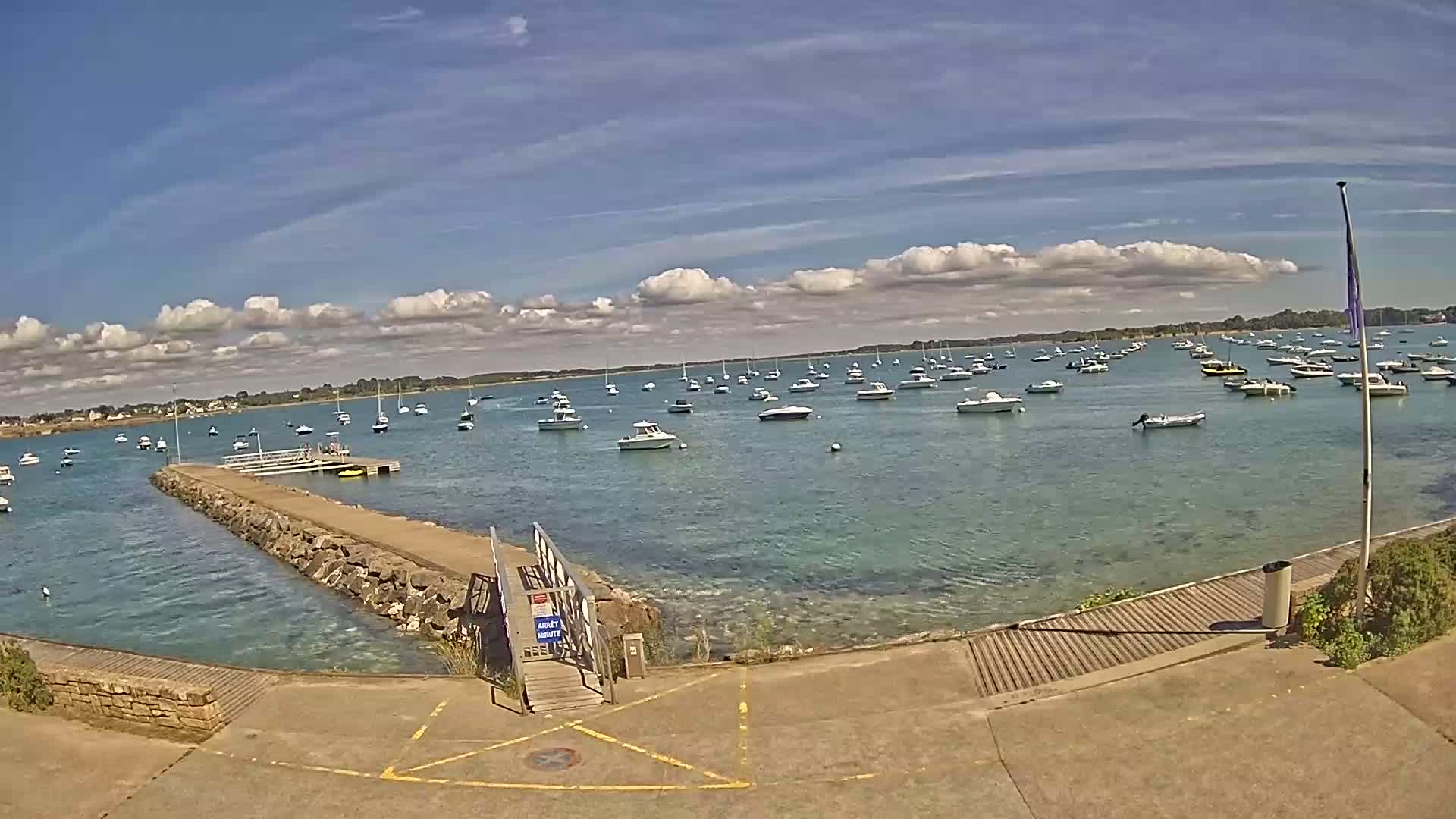 Mesquer, Merquel Coast Live Cam - Saint-Nazaire, Loire-Atlantique, Pays de la Loire, France