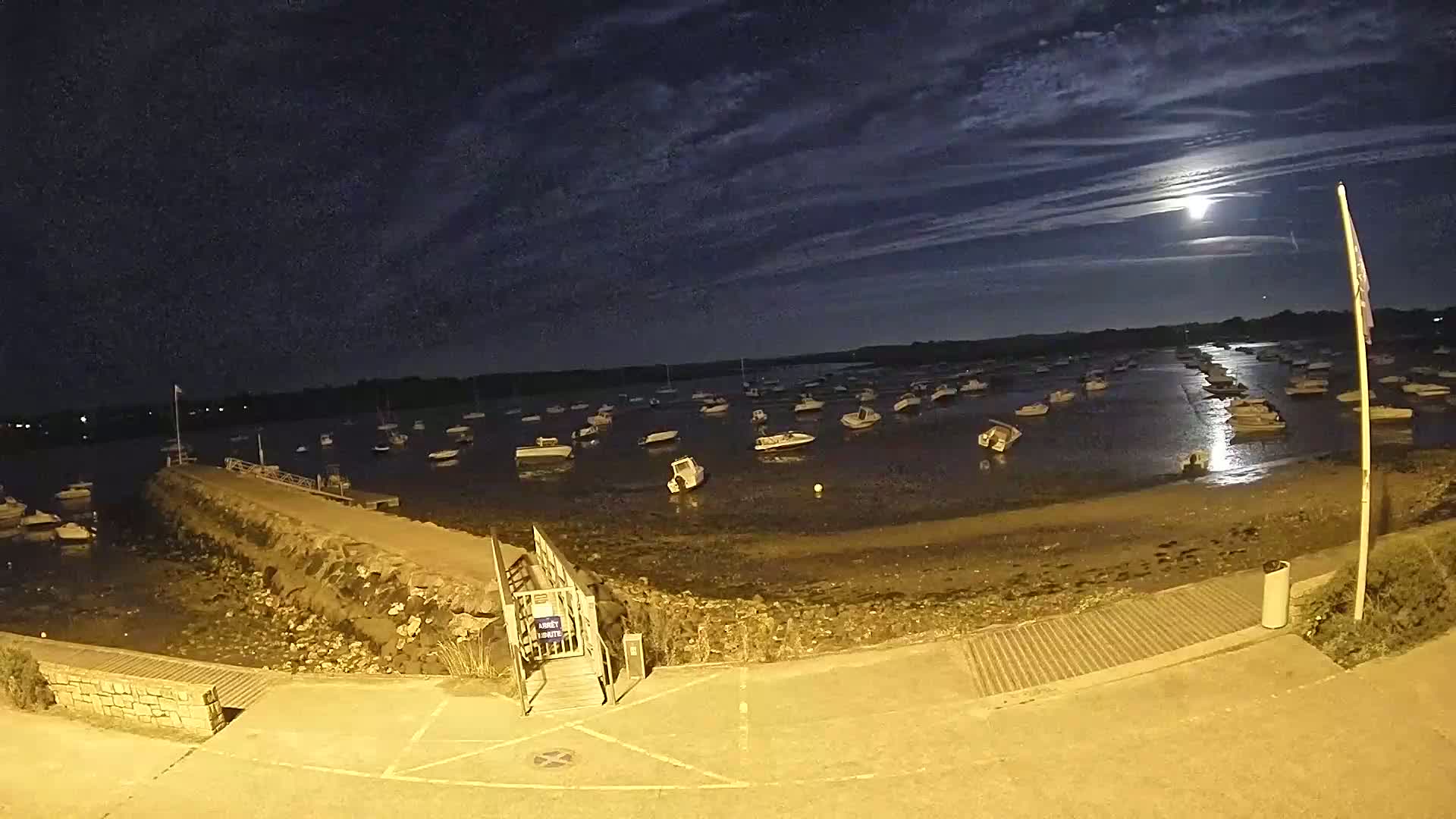 Mesquer, Merquel Coast Live Cam - Saint-Nazaire, Loire-Atlantique, Pays de la Loire, France