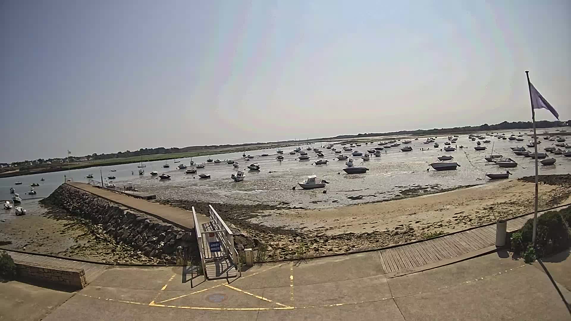 Mesquer, Merquel Coast Live Cam - Saint-Nazaire, Loire-Atlantique, Pays de la Loire, France