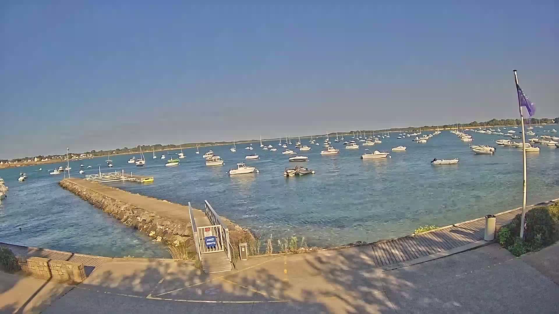 Mesquer, Merquel Coast Live Cam - Saint-Nazaire, Loire-Atlantique, Pays de la Loire, France