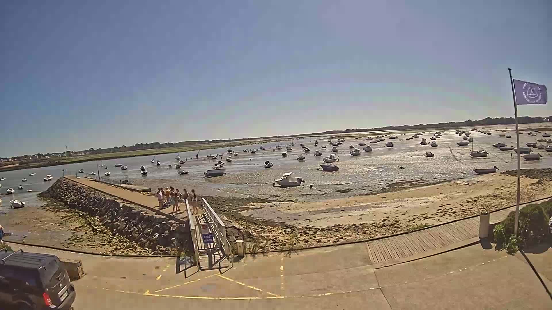 Mesquer, Merquel Coast Live Cam - Saint-Nazaire, Loire-Atlantique, Pays de la Loire, France