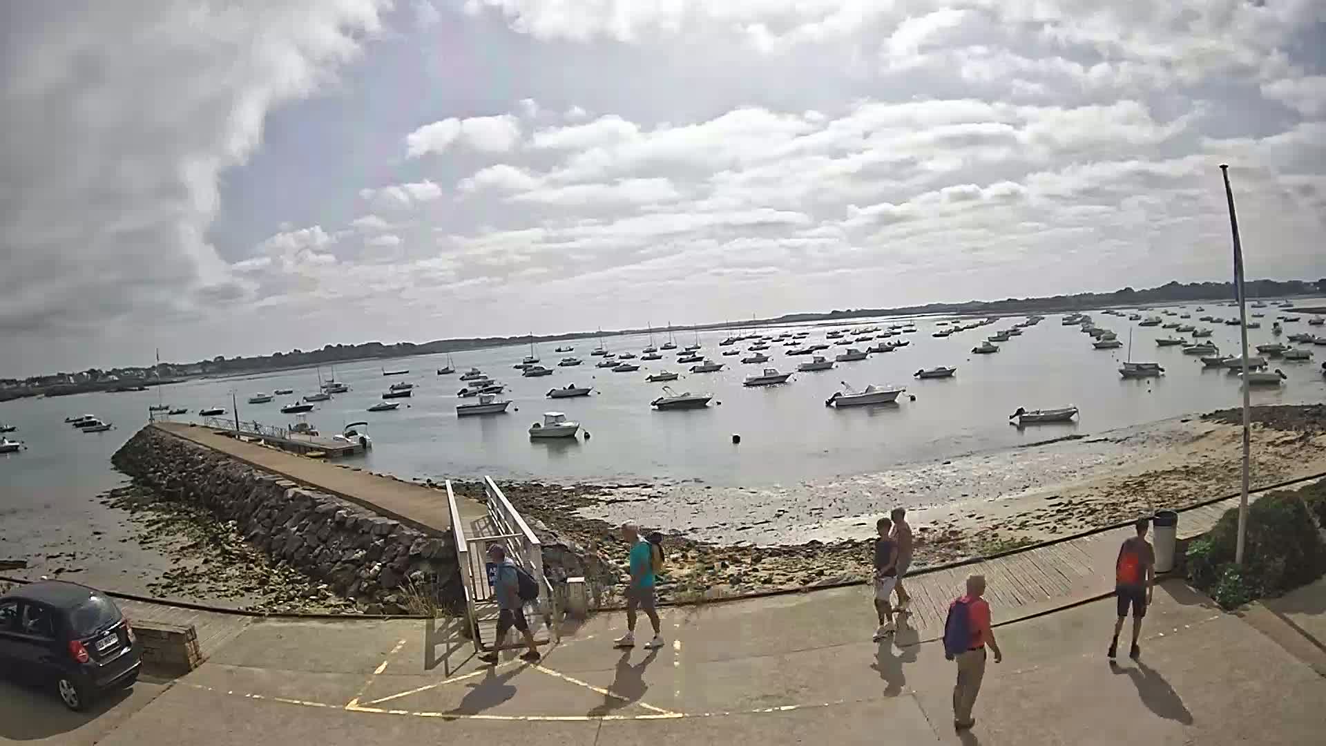 Mesquer, Merquel Coast Live Cam - Saint-Nazaire, Loire-Atlantique, Pays de la Loire, France