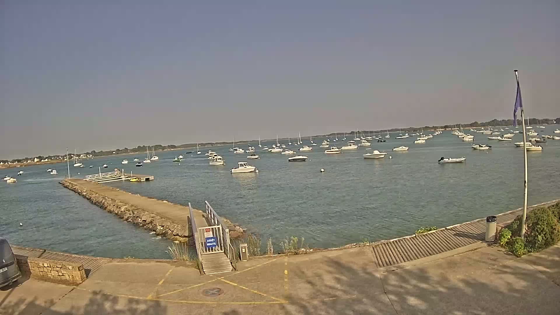 Mesquer, Merquel Coast Live Cam - Saint-Nazaire, Loire-Atlantique, Pays de la Loire, France