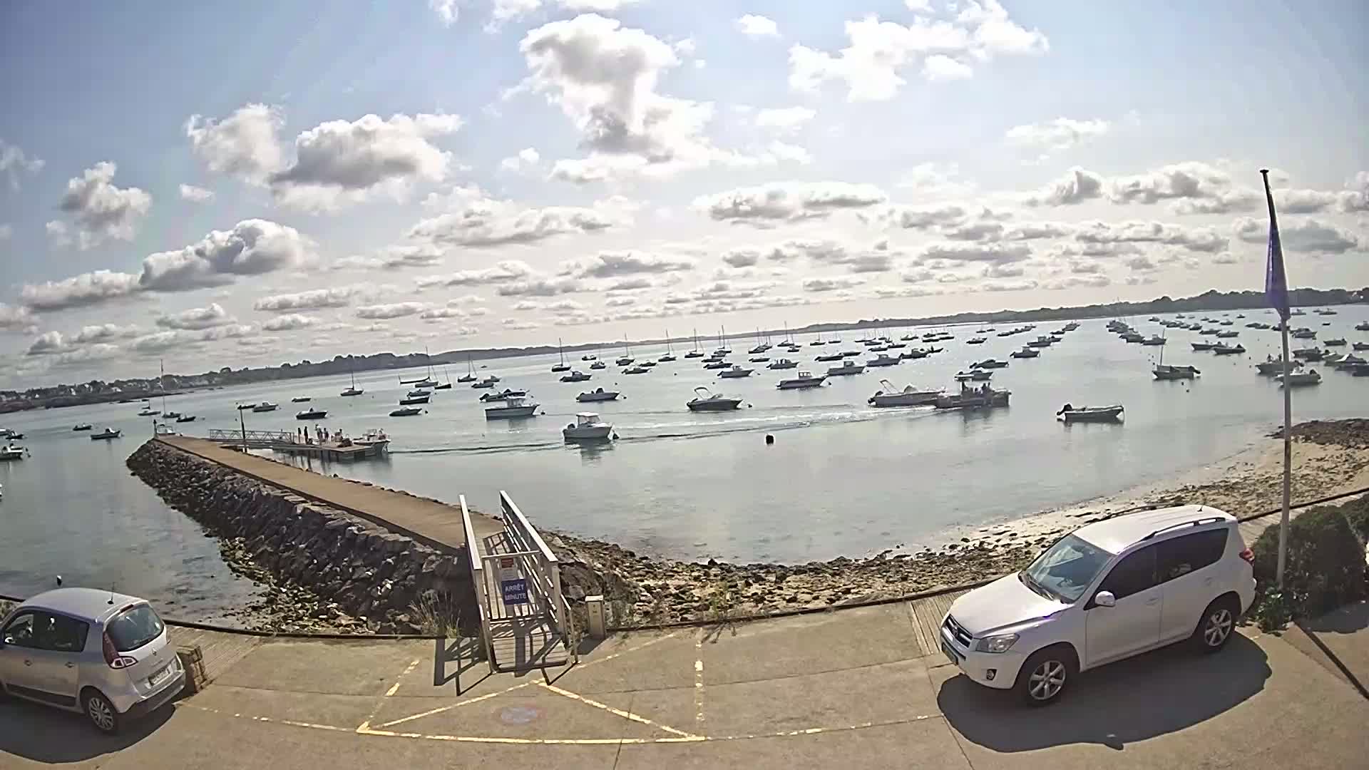 Mesquer, Merquel Coast Live Cam - Saint-Nazaire, Loire-Atlantique, Pays de la Loire, France