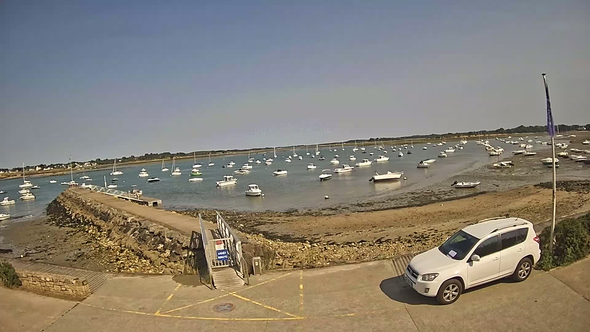 Mesquer, Merquel Coast Live Cam - Saint-Nazaire, Loire-Atlantique, Pays de la Loire, France