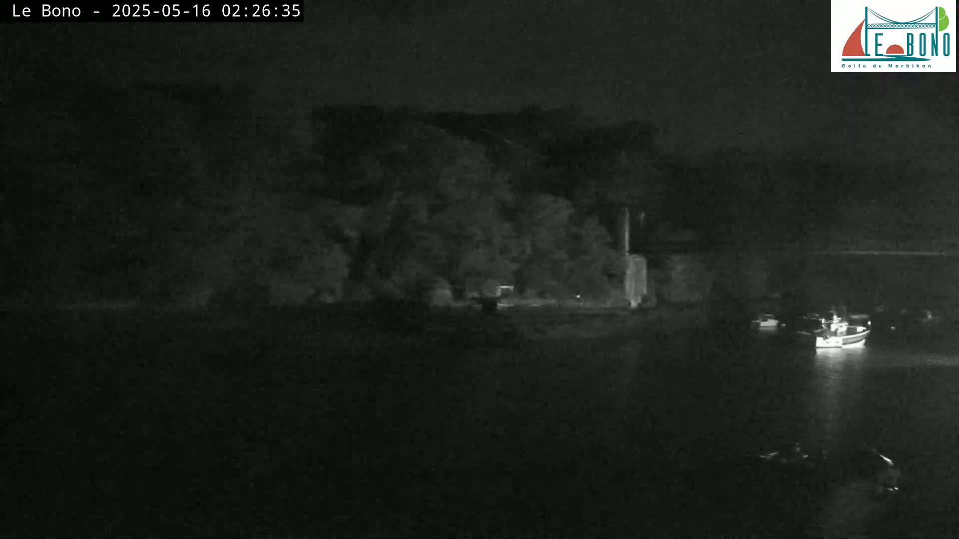 Riviere du Bono River & Le Bono Pont Joseph Le Brix (Pont Joseph Bridge) Live Cam - Vannes, Morbihan, Bretagne. France