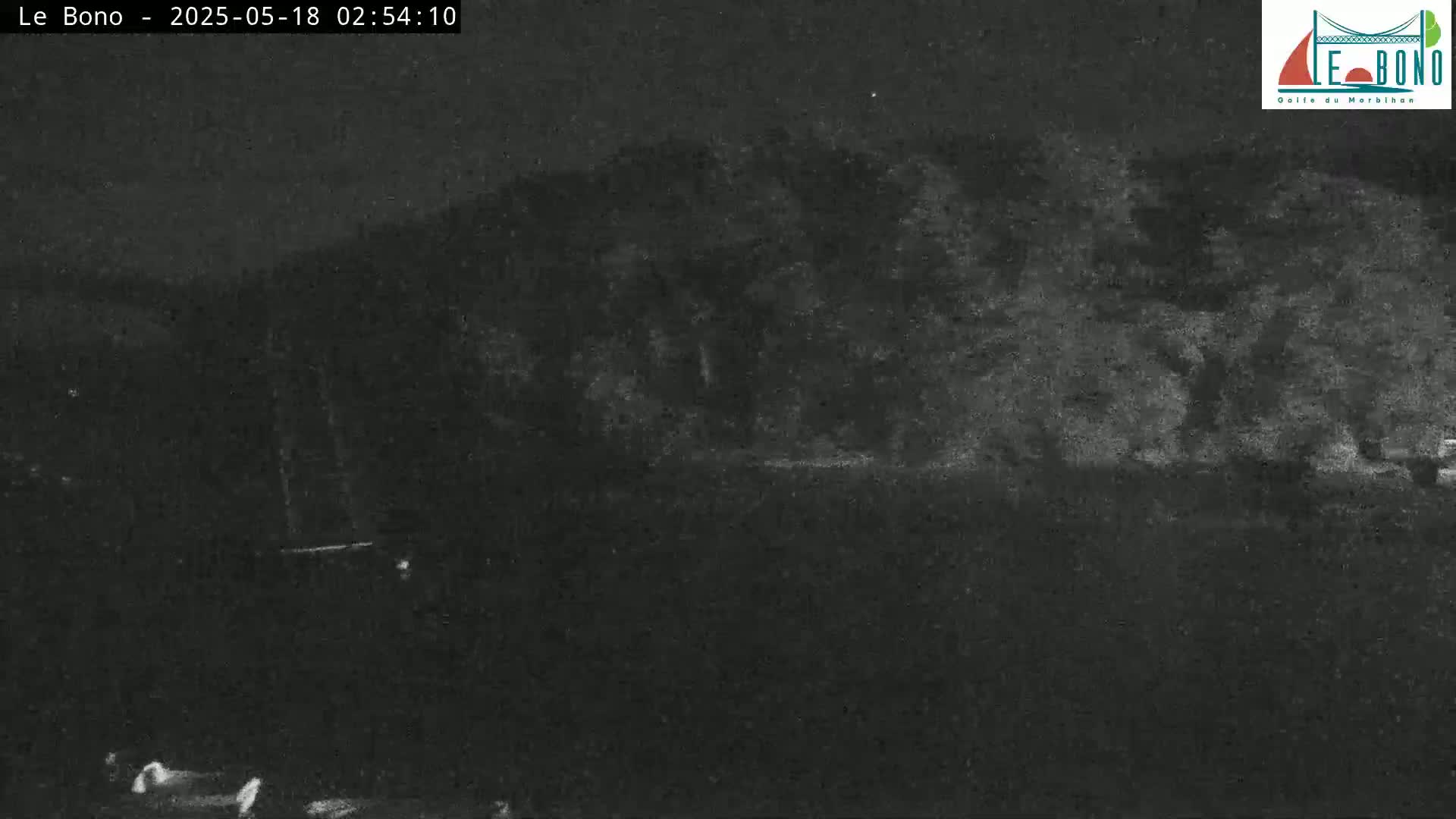 Riviere du Bono River & Le Bono Pont Joseph Le Brix (Pont Joseph Bridge) Live Cam - Vannes, Morbihan, Bretagne. France