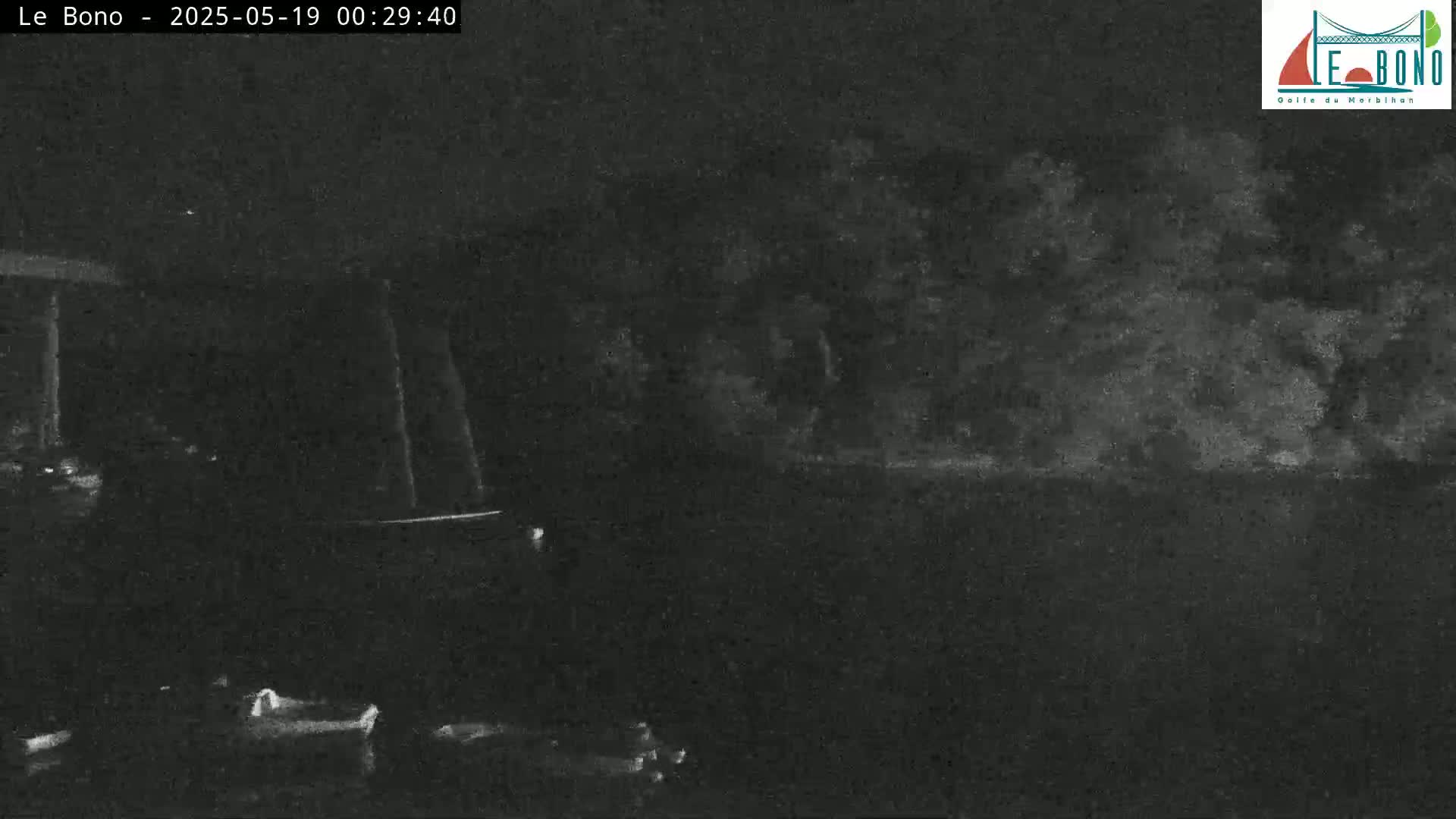 Riviere du Bono River & Le Bono Pont Joseph Le Brix (Pont Joseph Bridge) Live Cam - Vannes, Morbihan, Bretagne. France