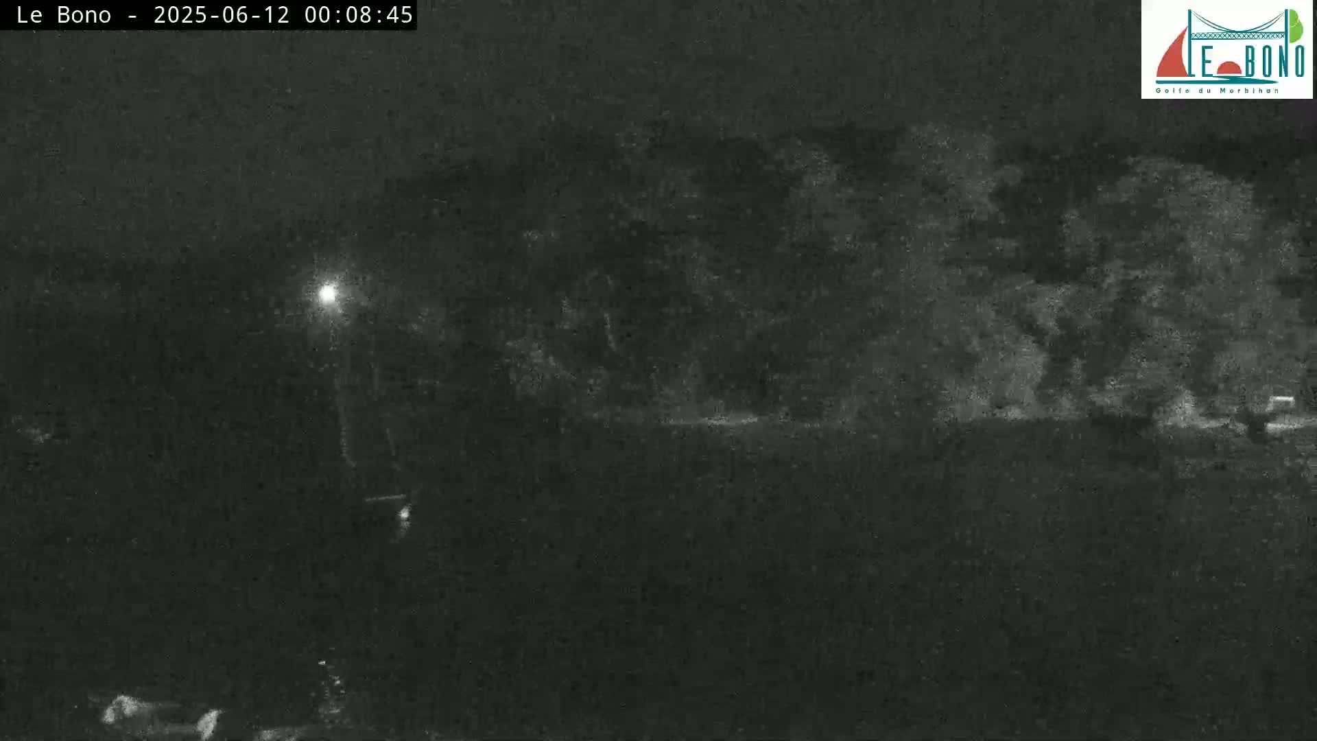 Riviere du Bono River & Le Bono Pont Joseph Le Brix (Pont Joseph Bridge) Live Cam - Vannes, Morbihan, Bretagne. France