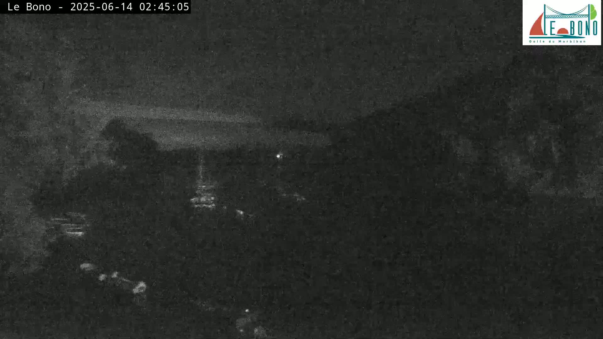 Riviere du Bono River & Le Bono Pont Joseph Le Brix (Pont Joseph Bridge) Live Cam - Vannes, Morbihan, Bretagne. France