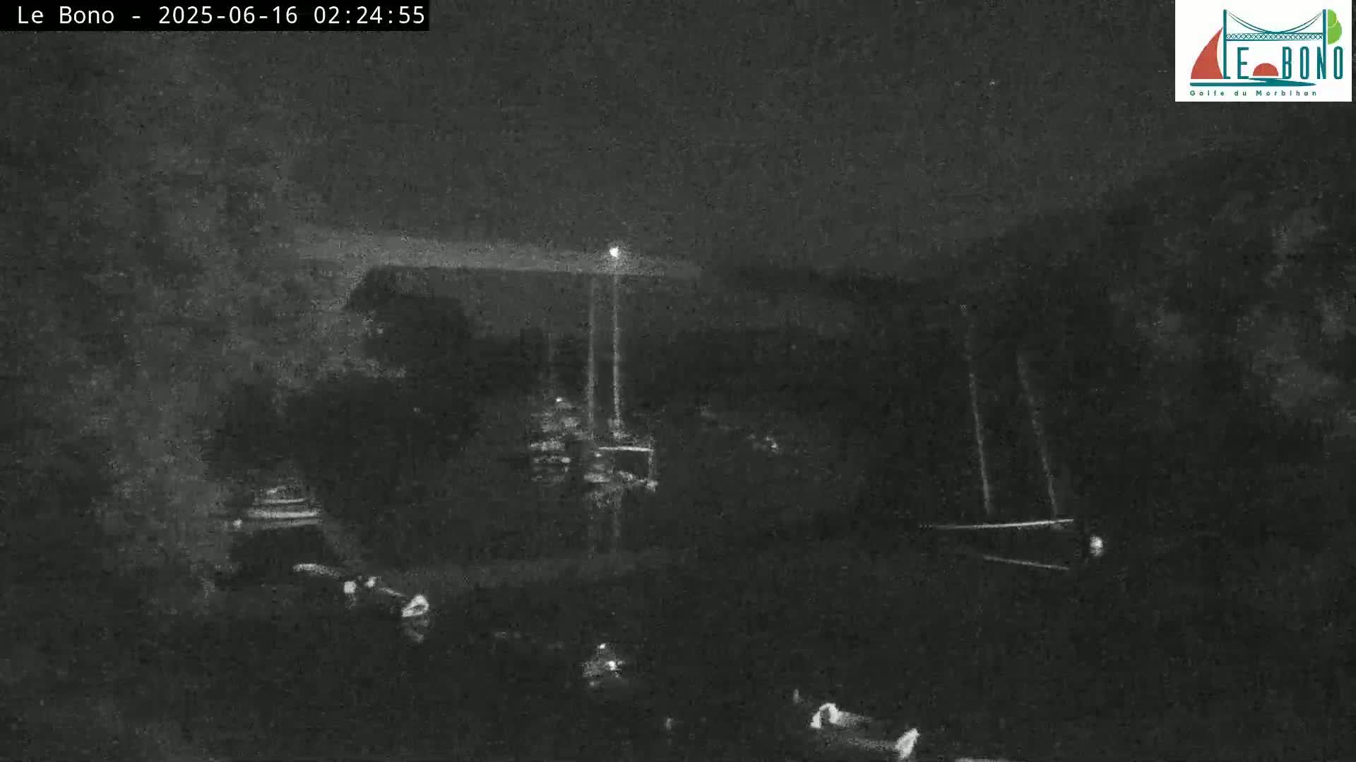 Riviere du Bono River & Le Bono Pont Joseph Le Brix (Pont Joseph Bridge) Live Cam - Vannes, Morbihan, Bretagne. France