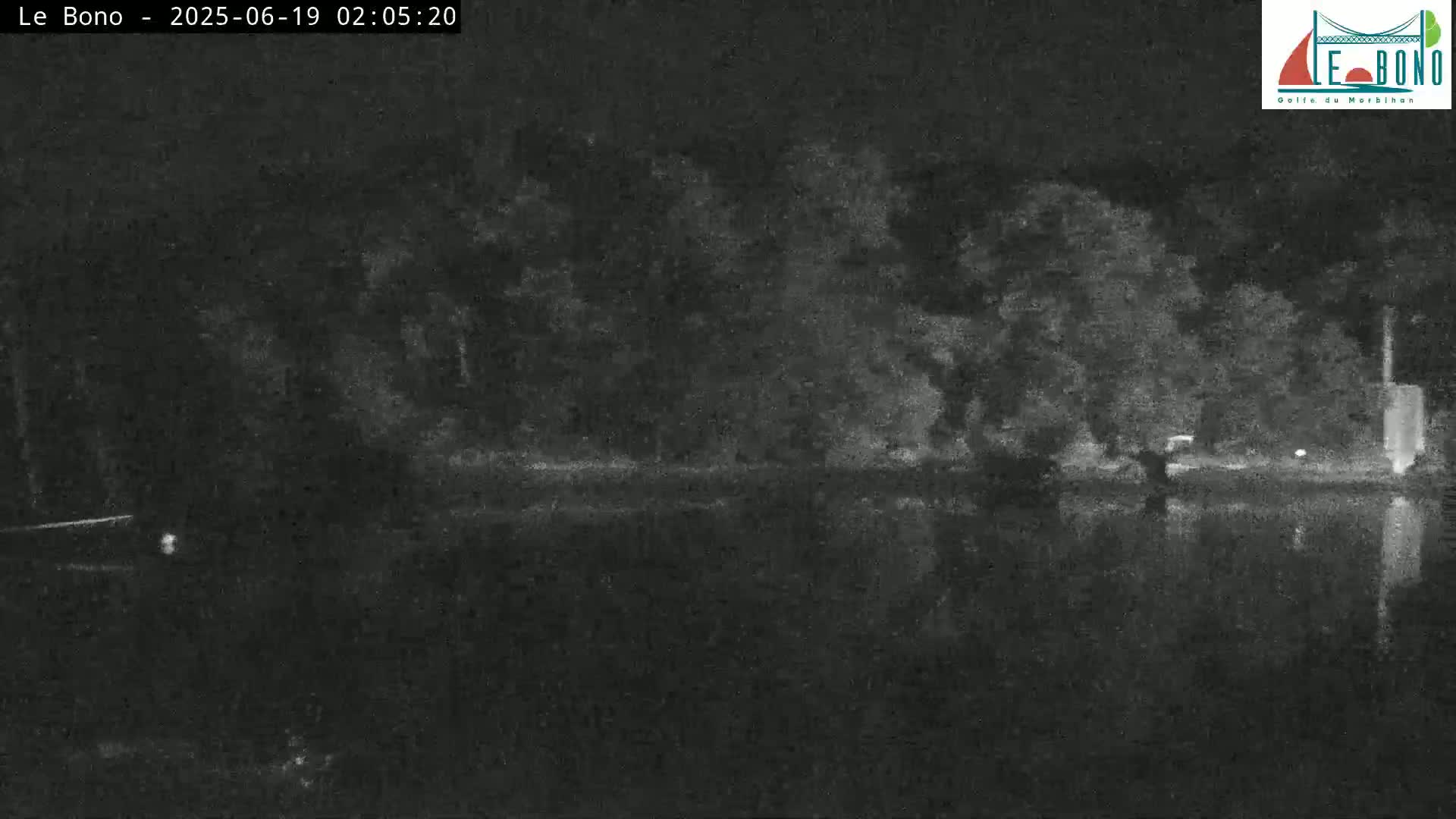 Riviere du Bono River & Le Bono Pont Joseph Le Brix (Pont Joseph Bridge) Live Cam - Vannes, Morbihan, Bretagne. France