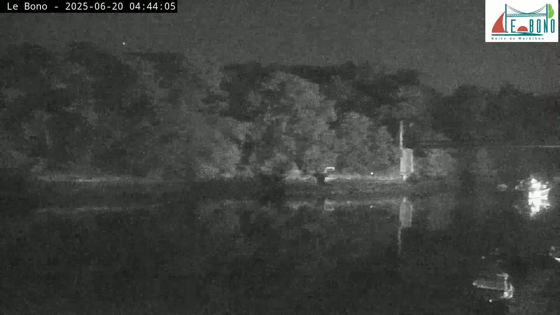 Riviere du Bono River & Le Bono Pont Joseph Le Brix (Pont Joseph Bridge) Live Cam - Vannes, Morbihan, Bretagne. France