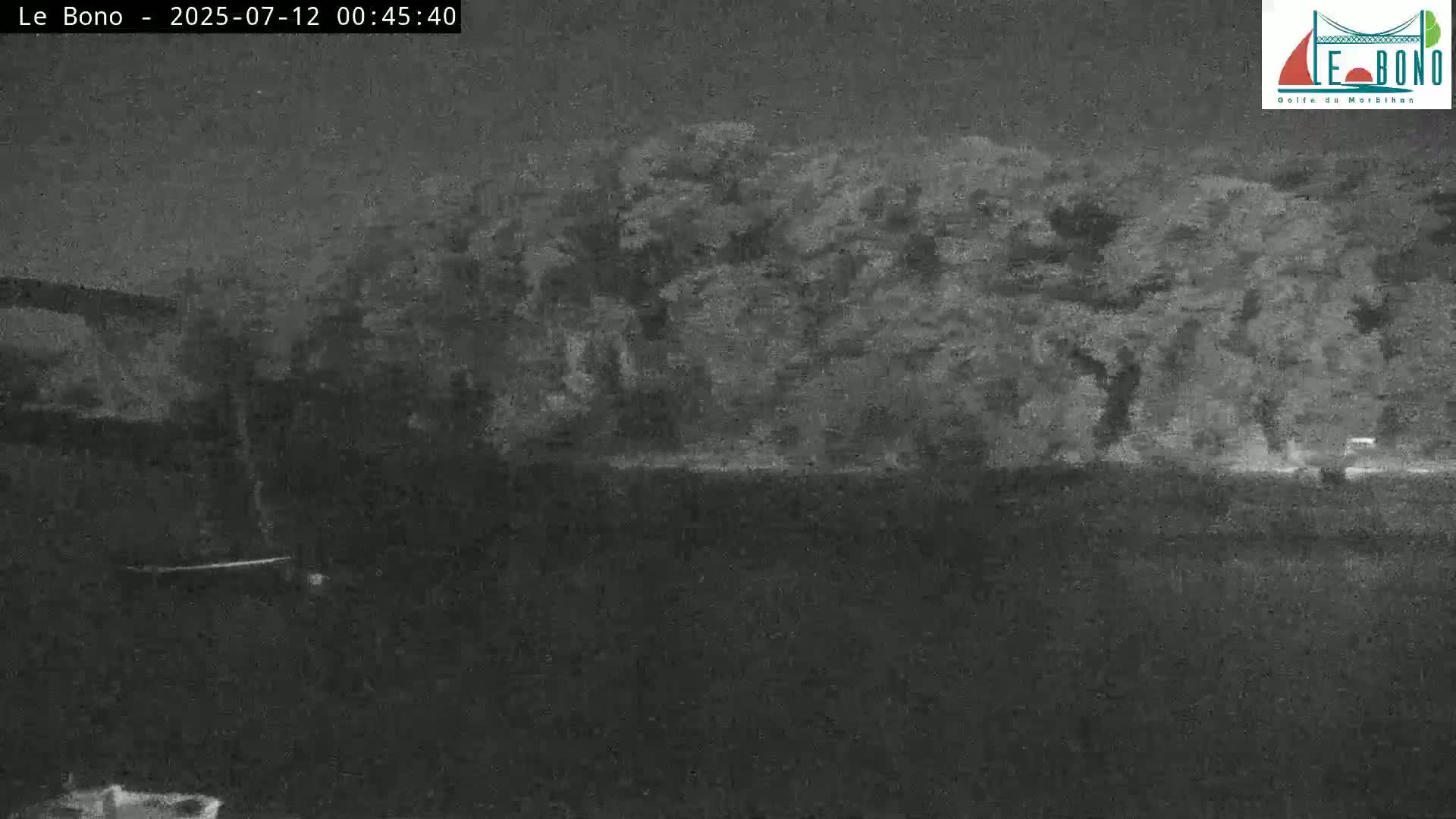 Riviere du Bono River & Le Bono Pont Joseph Le Brix (Pont Joseph Bridge) Live Cam - Vannes, Morbihan, Bretagne. France