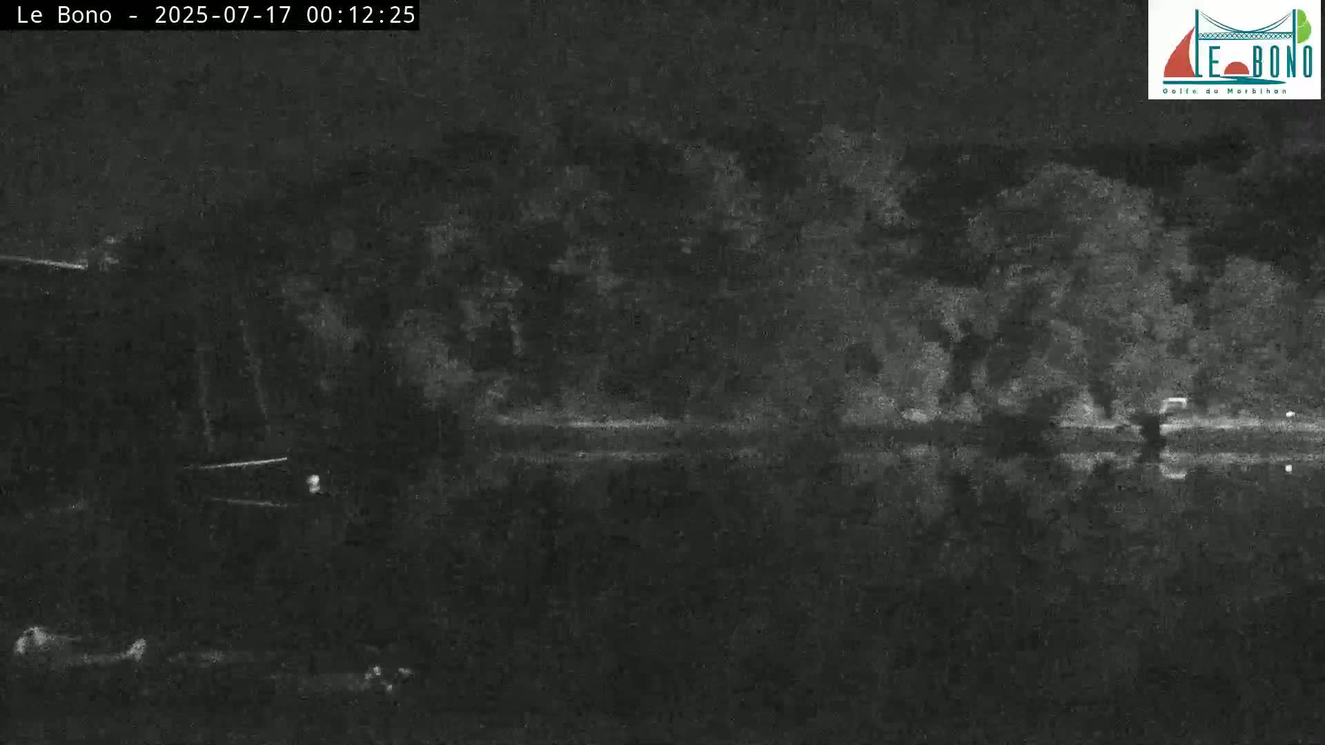 Riviere du Bono River & Le Bono Pont Joseph Le Brix (Pont Joseph Bridge) Live Cam - Vannes, Morbihan, Bretagne. France