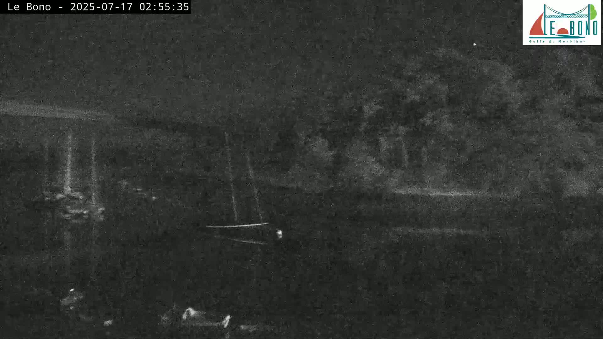 Riviere du Bono River & Le Bono Pont Joseph Le Brix (Pont Joseph Bridge) Live Cam - Vannes, Morbihan, Bretagne. France