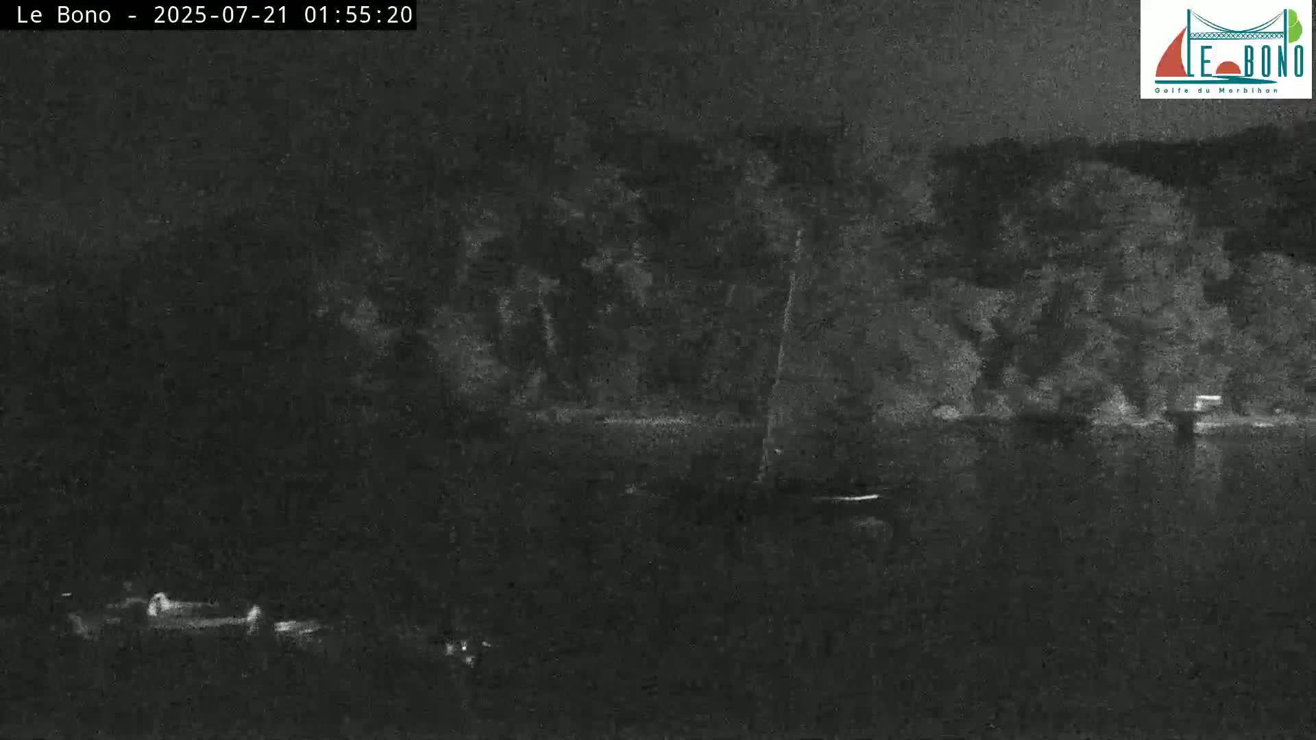 Riviere du Bono River & Le Bono Pont Joseph Le Brix (Pont Joseph Bridge) Live Cam - Vannes, Morbihan, Bretagne. France