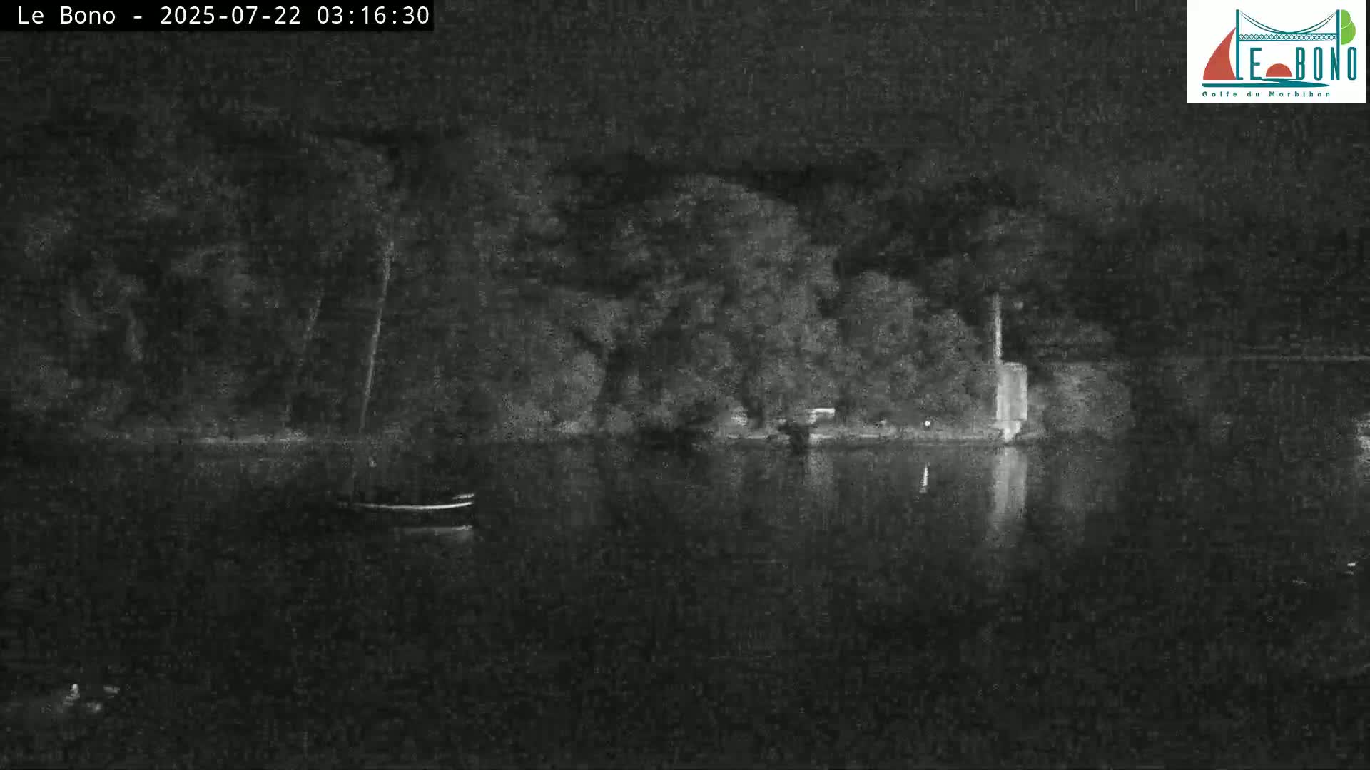 Riviere du Bono River & Le Bono Pont Joseph Le Brix (Pont Joseph Bridge) Live Cam - Vannes, Morbihan, Bretagne. France