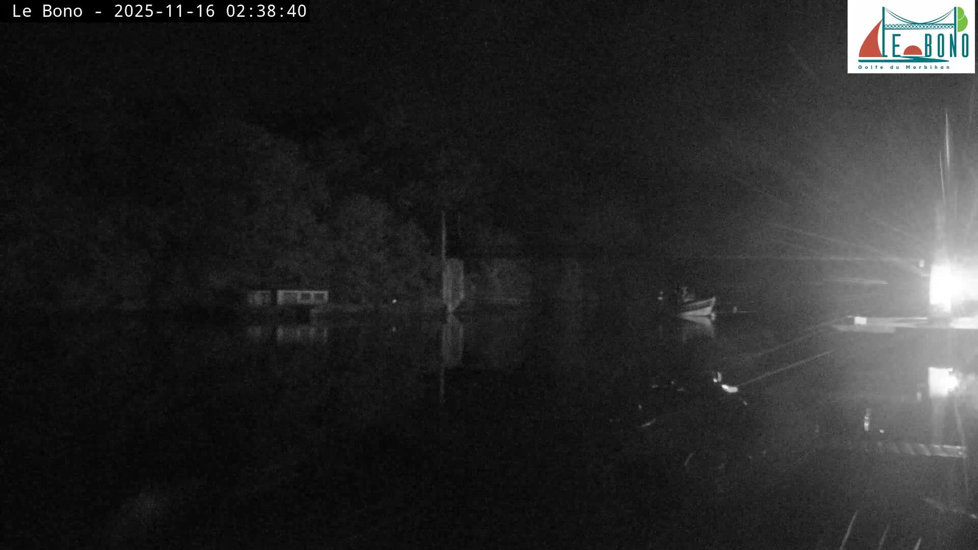 Riviere du Bono River & Le Bono Pont Joseph Le Brix (Pont Joseph Bridge) Live Cam - Vannes, Morbihan, Bretagne. France