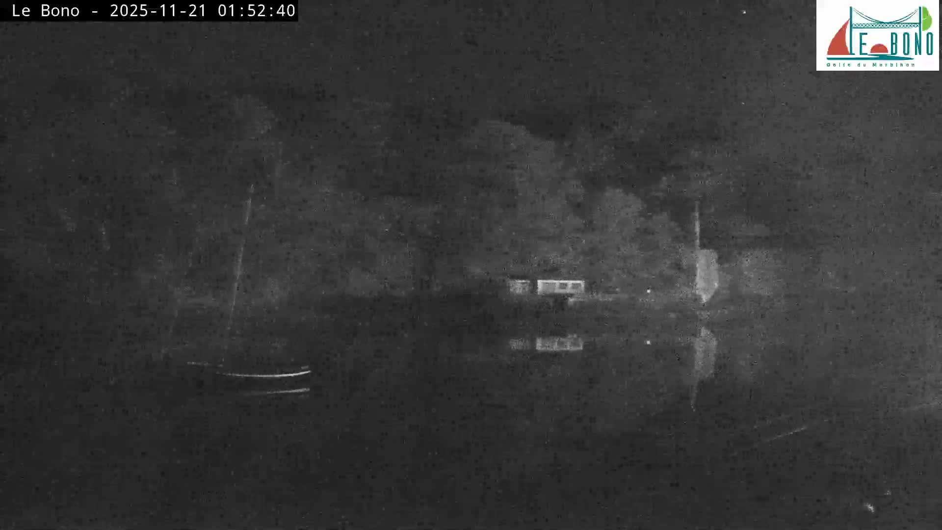 Riviere du Bono River & Le Bono Pont Joseph Le Brix (Pont Joseph Bridge) Live Cam - Vannes, Morbihan, Bretagne. France