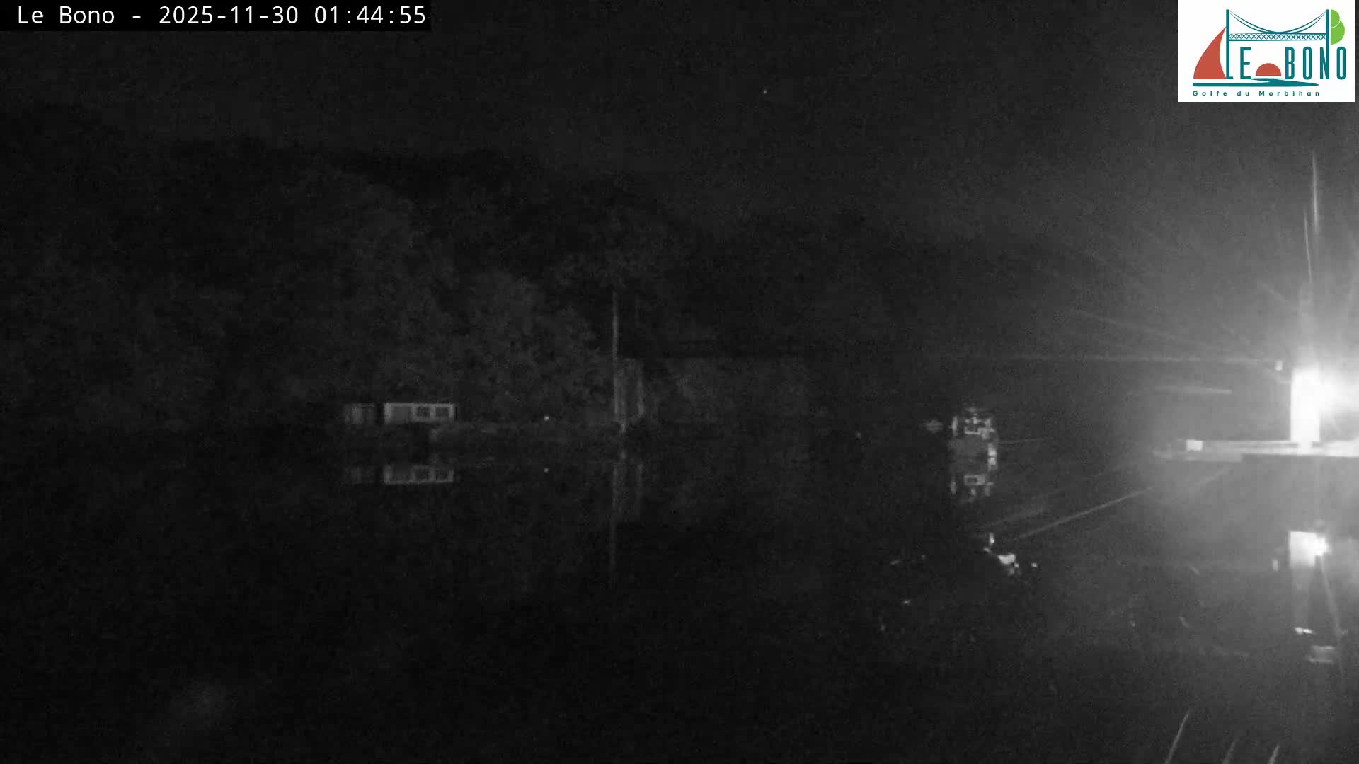 Riviere du Bono River & Le Bono Pont Joseph Le Brix (Pont Joseph Bridge) Live Cam - Vannes, Morbihan, Bretagne. France