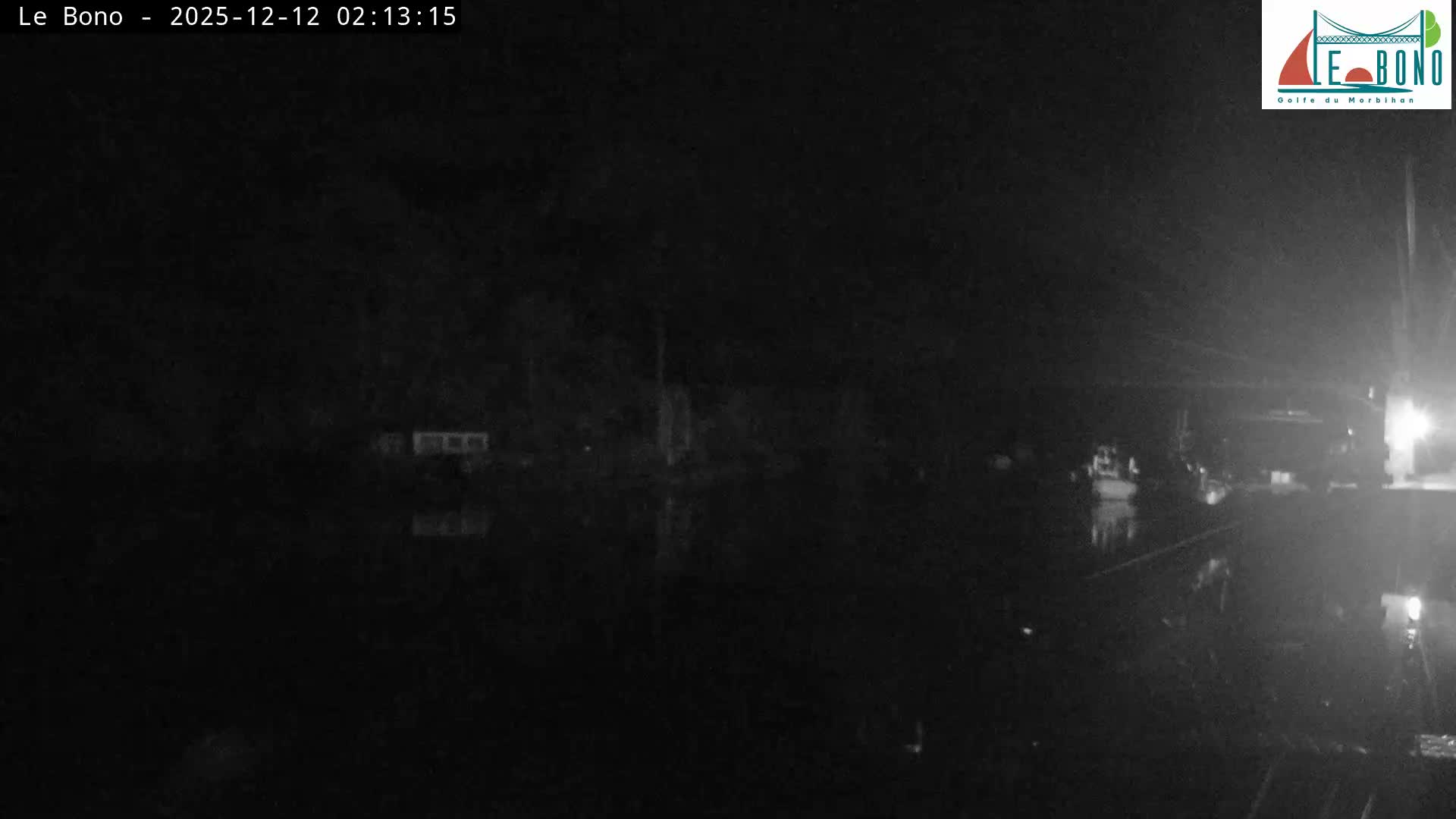 Riviere du Bono River & Le Bono Pont Joseph Le Brix (Pont Joseph Bridge) Live Cam - Vannes, Morbihan, Bretagne. France