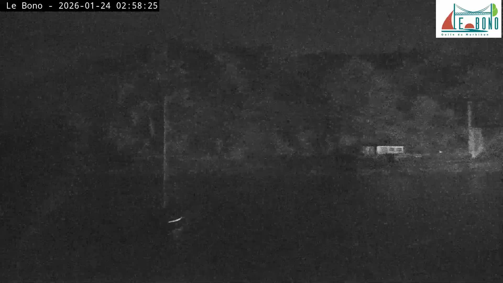 Riviere du Bono River & Le Bono Pont Joseph Le Brix (Pont Joseph Bridge) Live Cam - Vannes, Morbihan, Bretagne. France