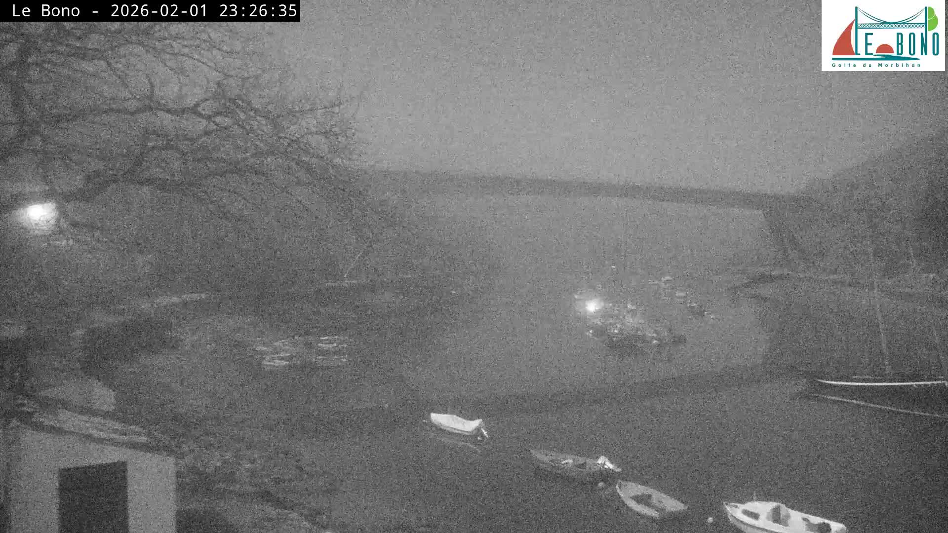 Riviere du Bono River & Le Bono Pont Joseph Le Brix (Pont Joseph Bridge) Live Cam - Vannes, Morbihan, Bretagne. France