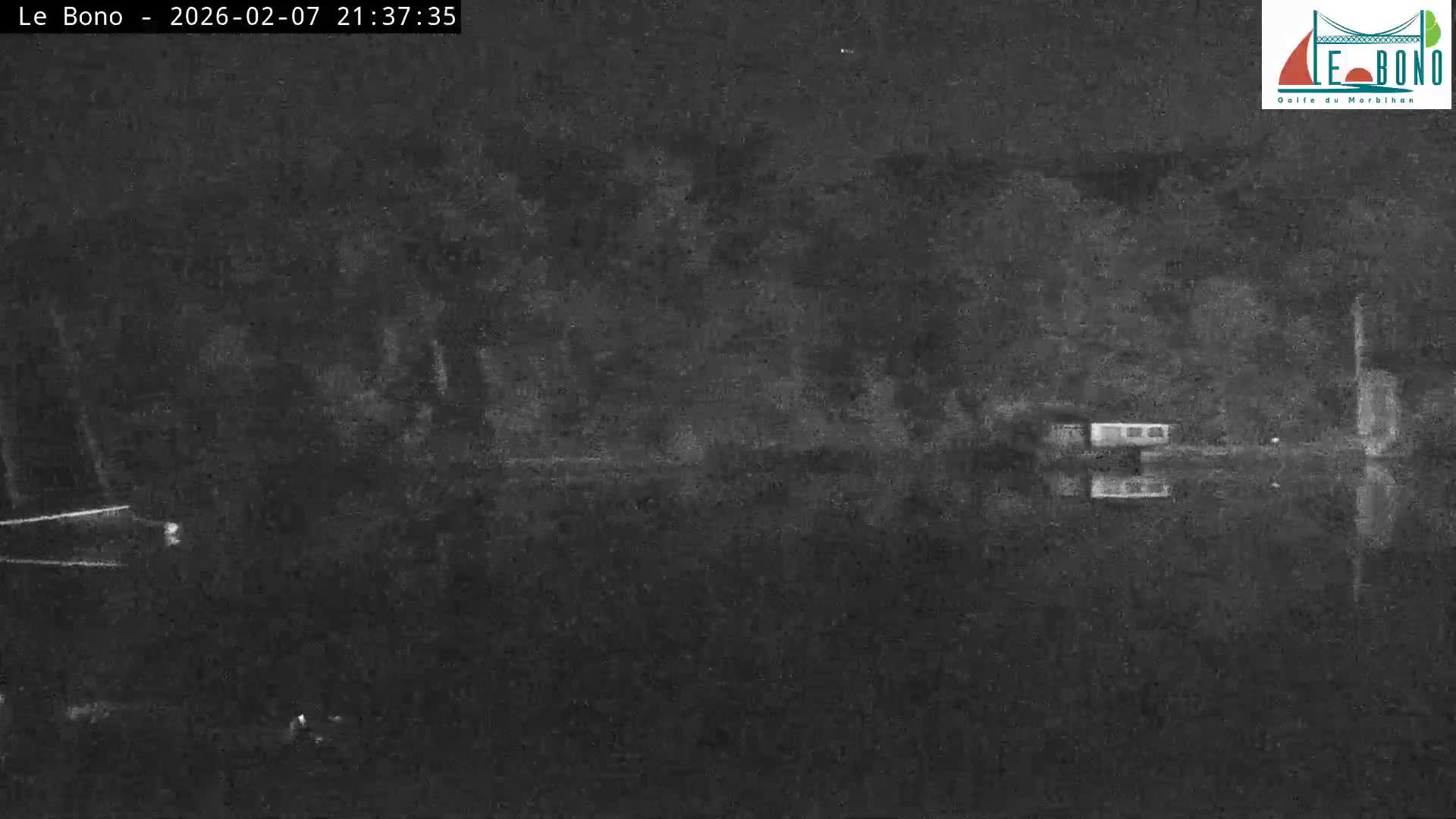 Riviere du Bono River & Le Bono Pont Joseph Le Brix (Pont Joseph Bridge) Live Cam - Vannes, Morbihan, Bretagne. France