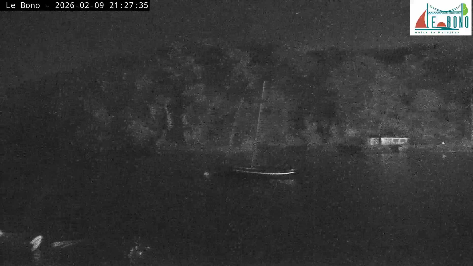 Riviere du Bono River & Le Bono Pont Joseph Le Brix (Pont Joseph Bridge) Live Cam - Vannes, Morbihan, Bretagne. France