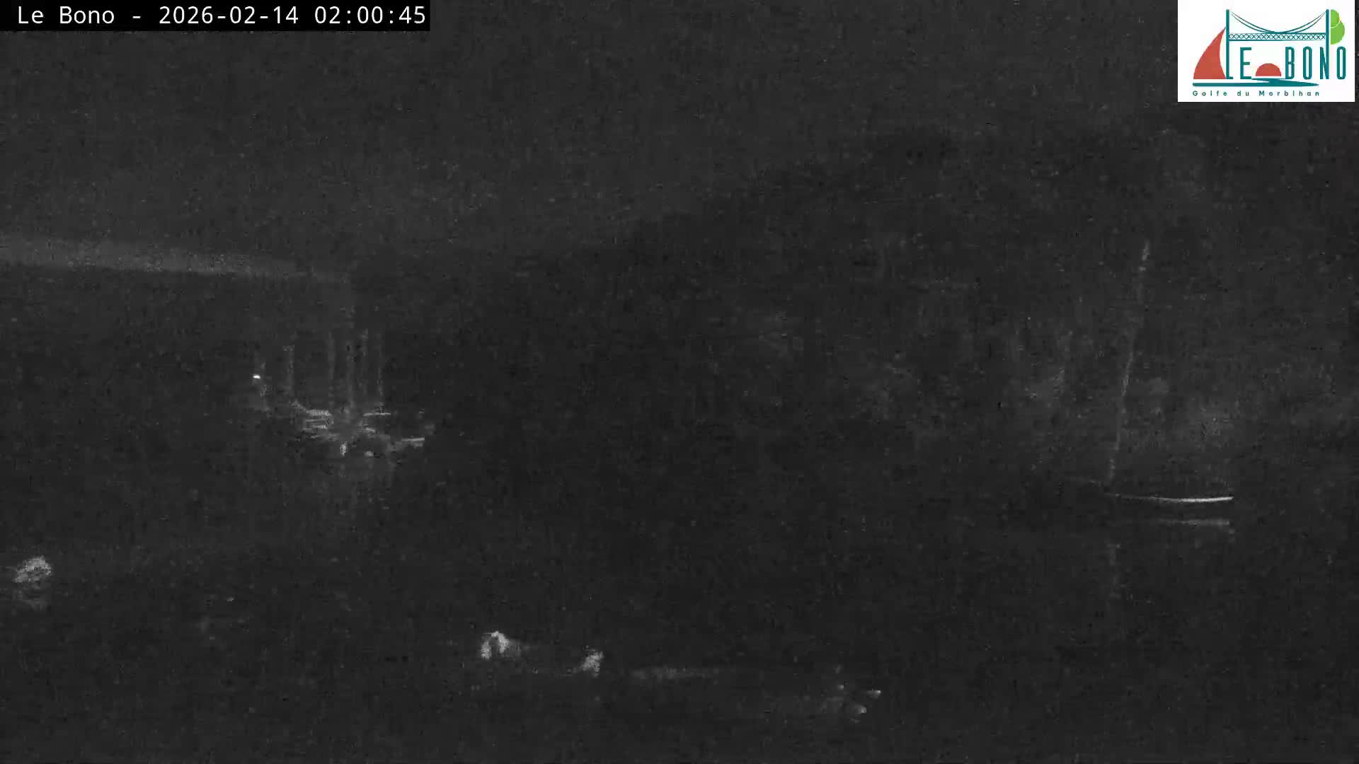 Riviere du Bono River & Le Bono Pont Joseph Le Brix (Pont Joseph Bridge) Live Cam - Vannes, Morbihan, Bretagne. France