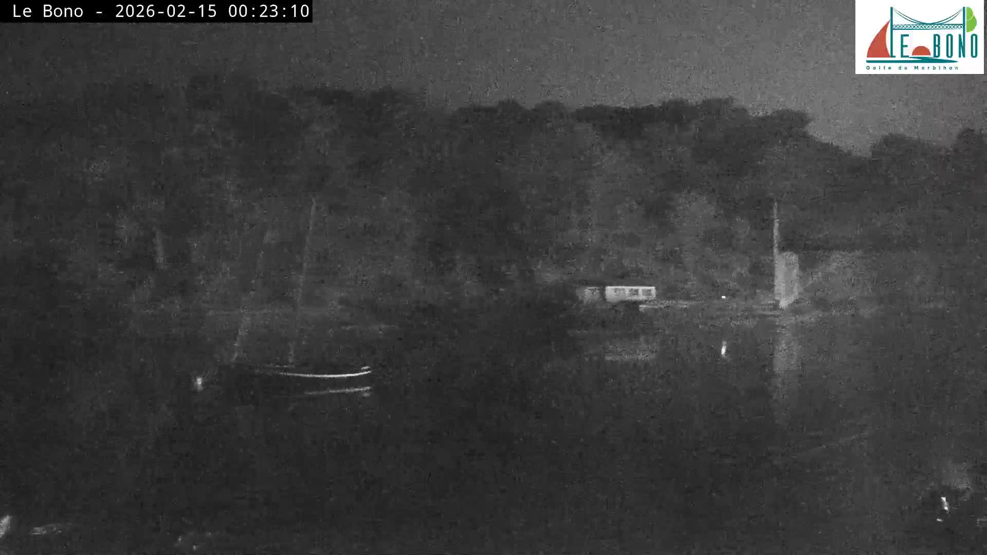 Riviere du Bono River & Le Bono Pont Joseph Le Brix (Pont Joseph Bridge) Live Cam - Vannes, Morbihan, Bretagne. France