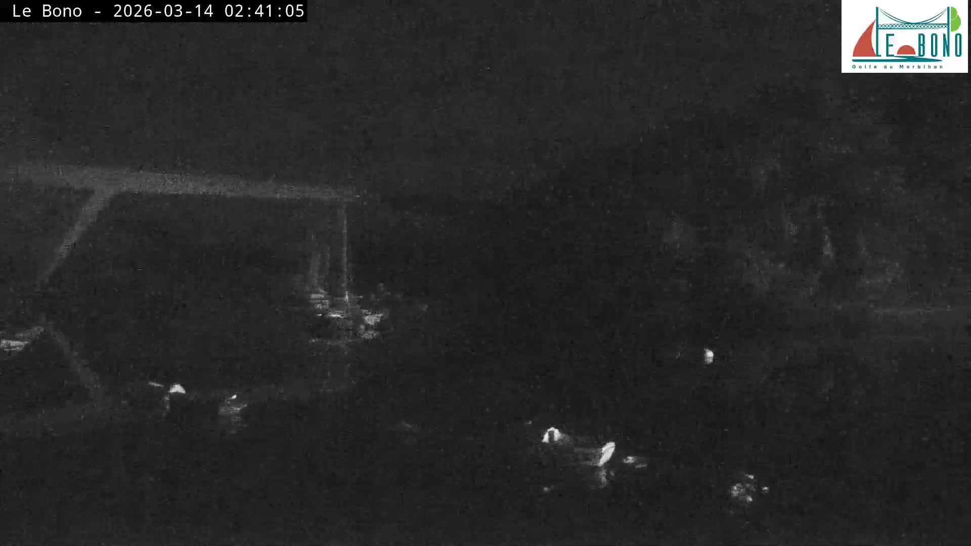 Riviere du Bono River & Le Bono Pont Joseph Le Brix (Pont Joseph Bridge) Live Cam - Vannes, Morbihan, Bretagne. France
