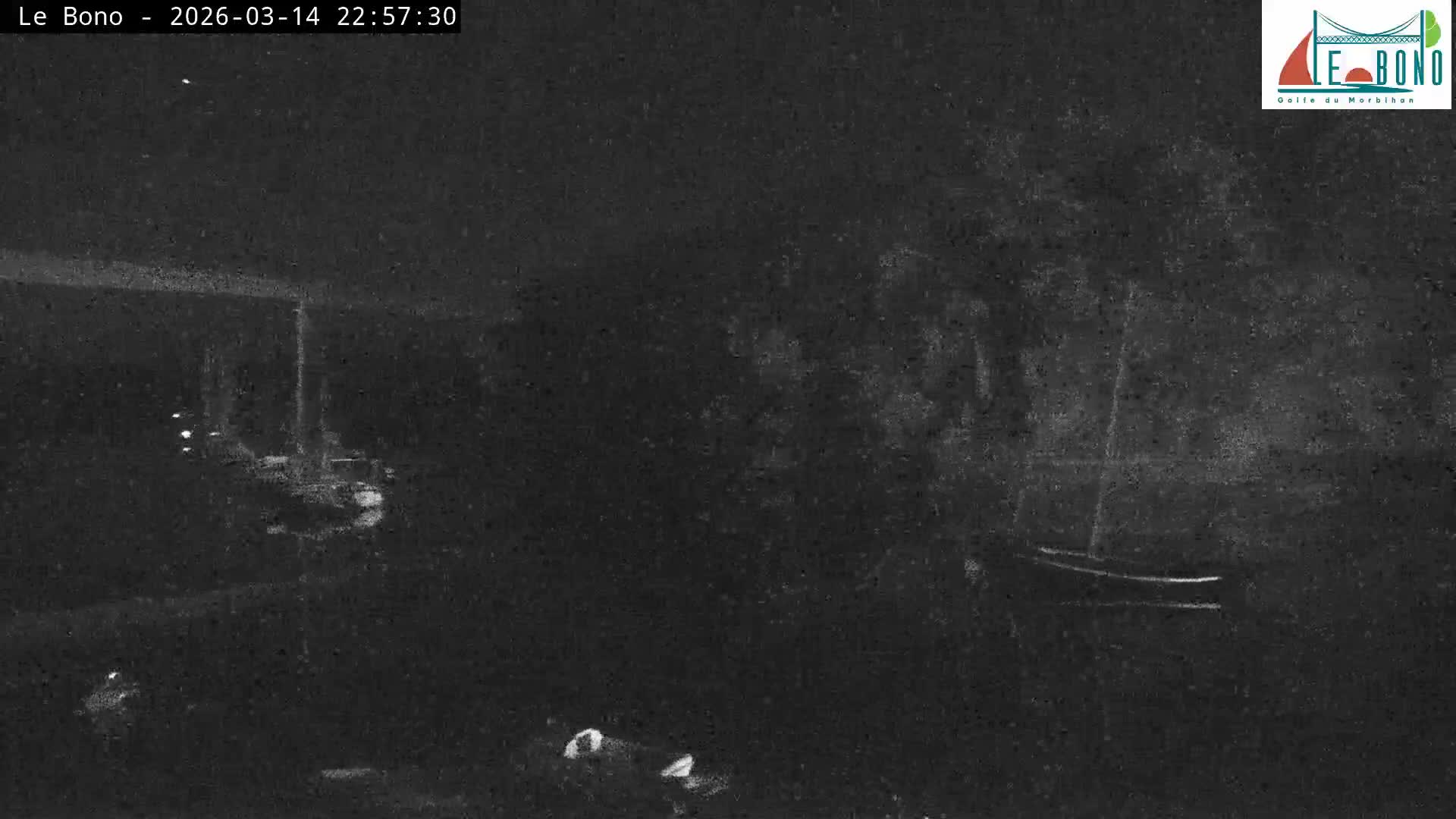 Riviere du Bono River & Le Bono Pont Joseph Le Brix (Pont Joseph Bridge) Live Cam - Vannes, Morbihan, Bretagne. France