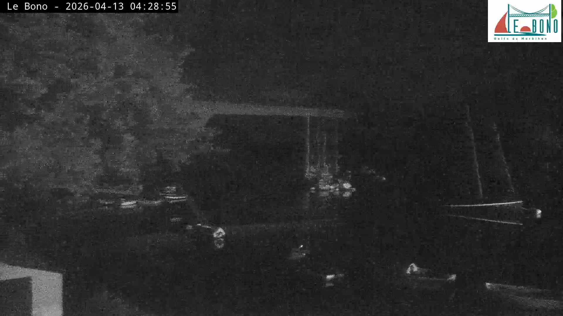 Riviere du Bono River & Le Bono Pont Joseph Le Brix (Pont Joseph Bridge) Live Cam - Vannes, Morbihan, Bretagne. France
