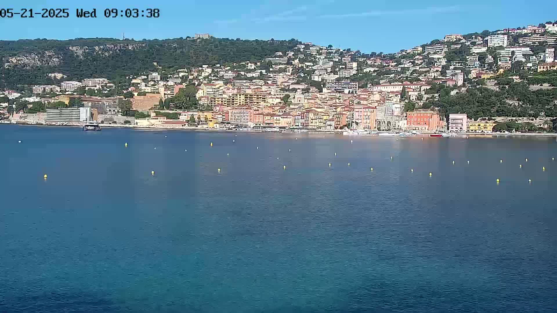 Villefranche-sur-Mer Commune Live Cam - Nice, Alpes-Maritimes, Provence-Alpes-Cote d’Azur, France