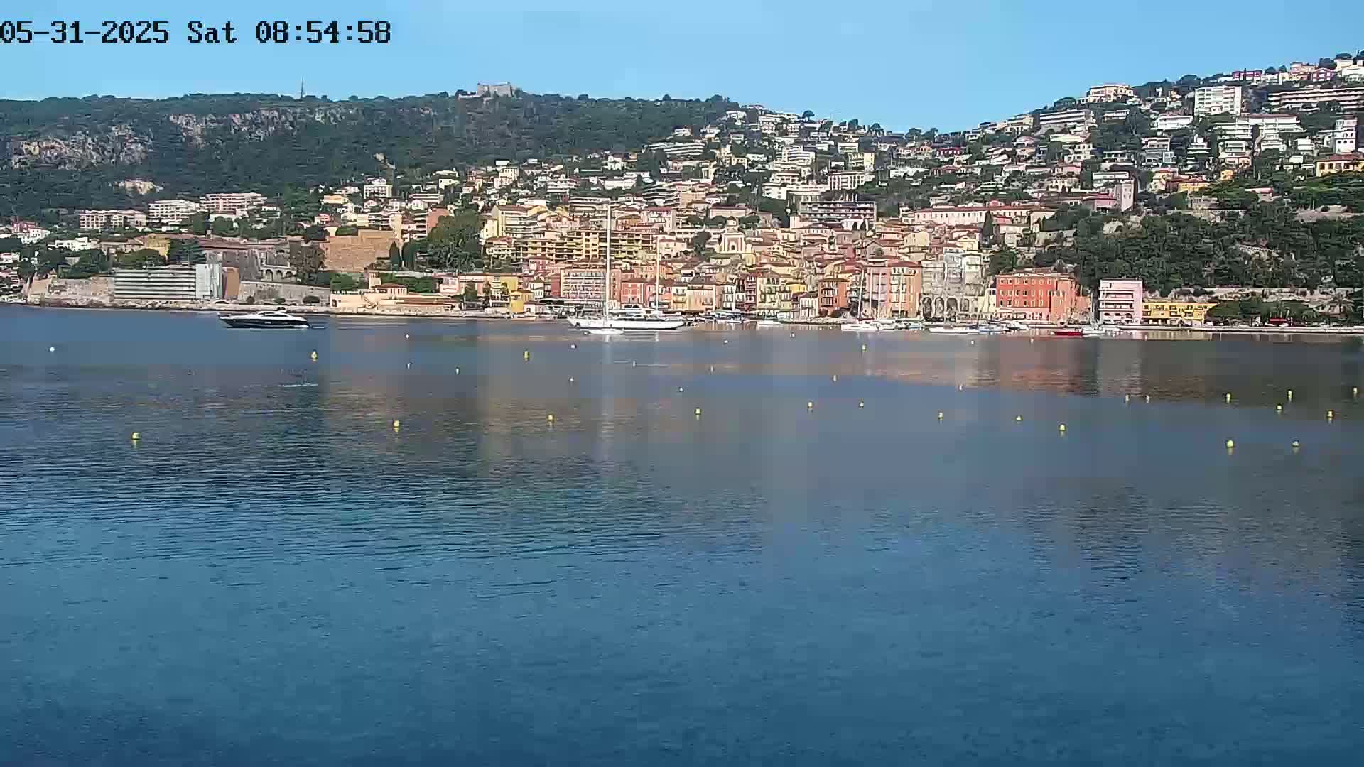 Villefranche-sur-Mer Commune Live Cam - Nice, Alpes-Maritimes, Provence-Alpes-Cote d’Azur, France