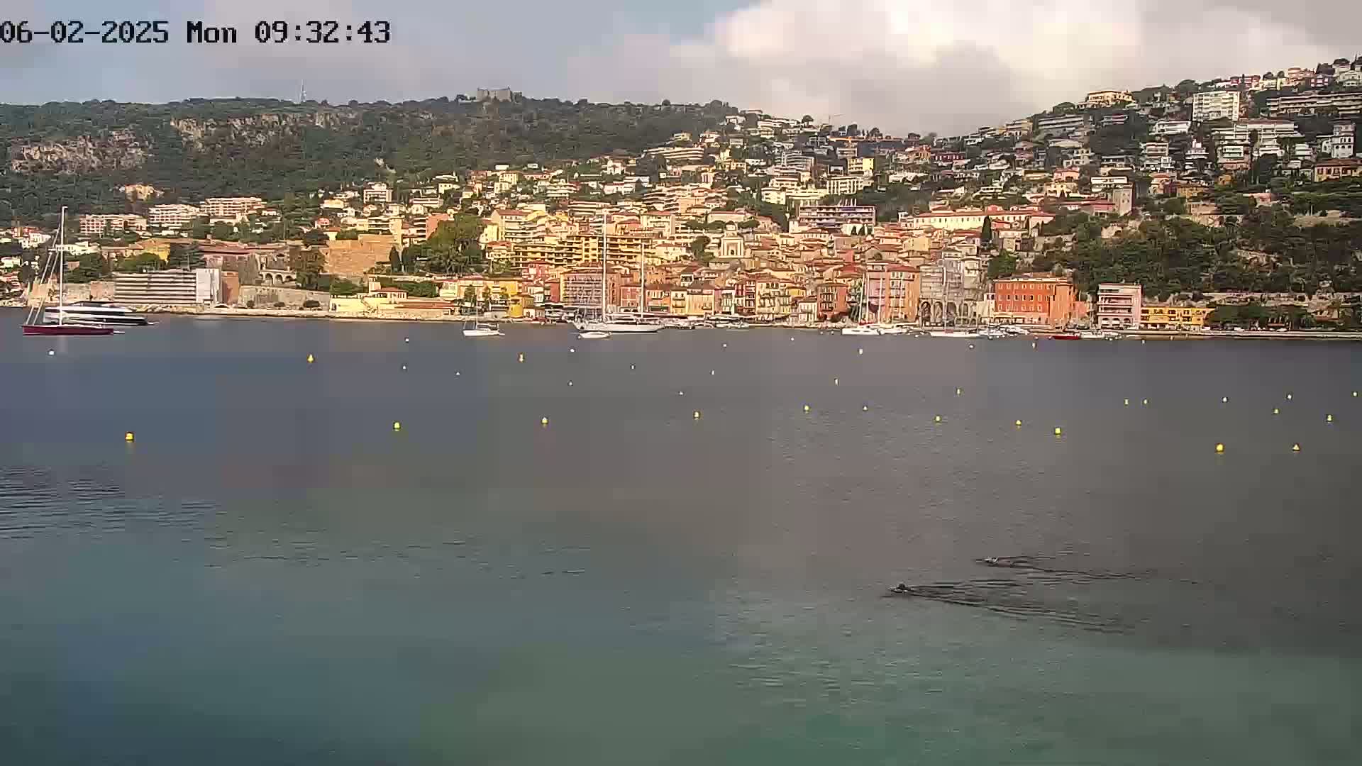 Villefranche-sur-Mer Commune Live Cam - Nice, Alpes-Maritimes, Provence-Alpes-Cote d’Azur, France