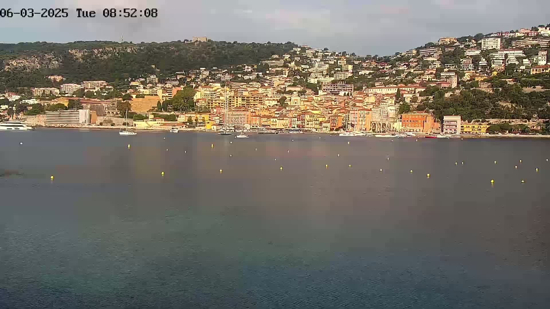 Villefranche-sur-Mer Commune Live Cam - Nice, Alpes-Maritimes, Provence-Alpes-Cote d’Azur, France