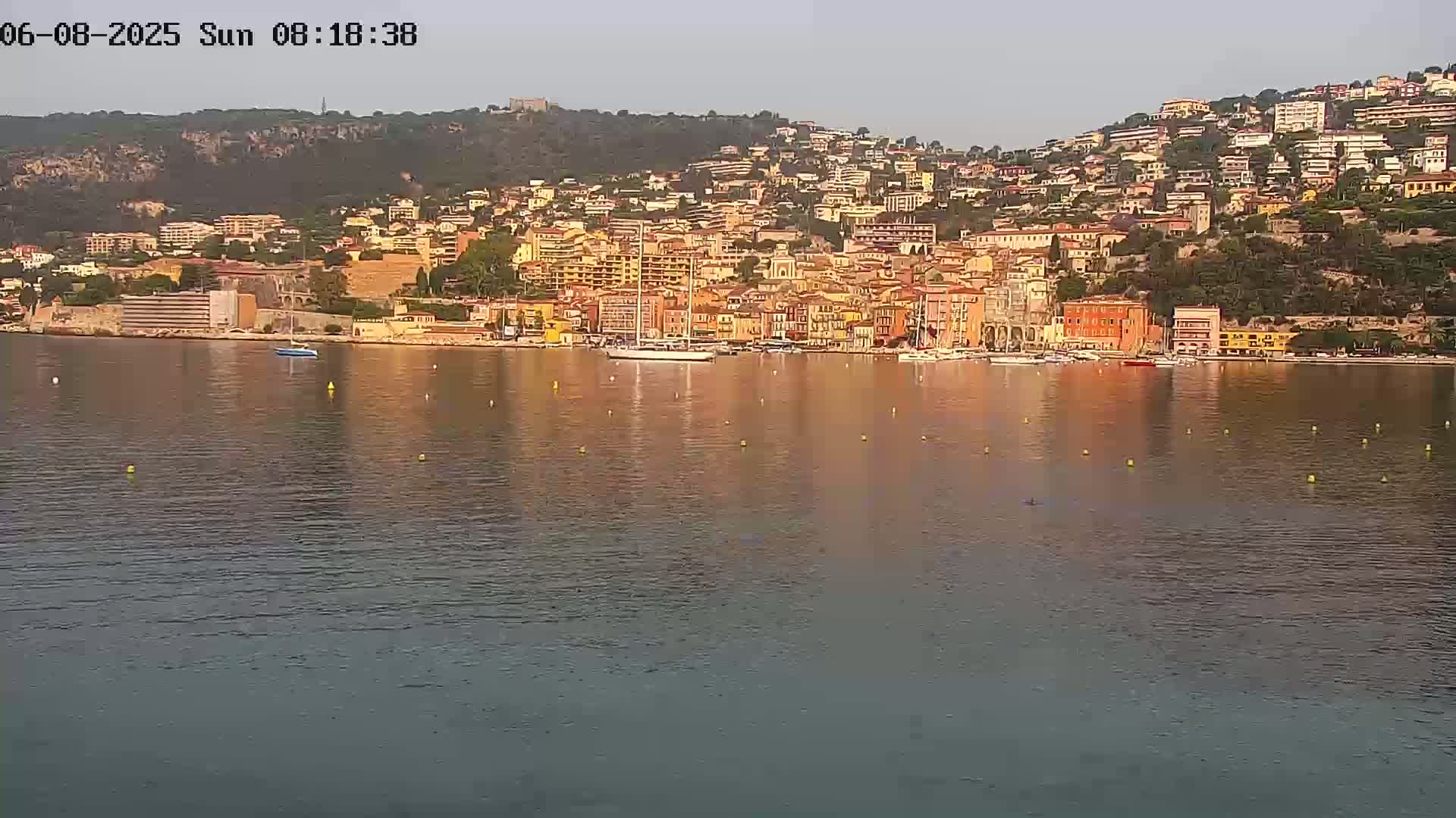 Villefranche-sur-Mer Commune Live Cam - Nice, Alpes-Maritimes, Provence-Alpes-Cote d’Azur, France