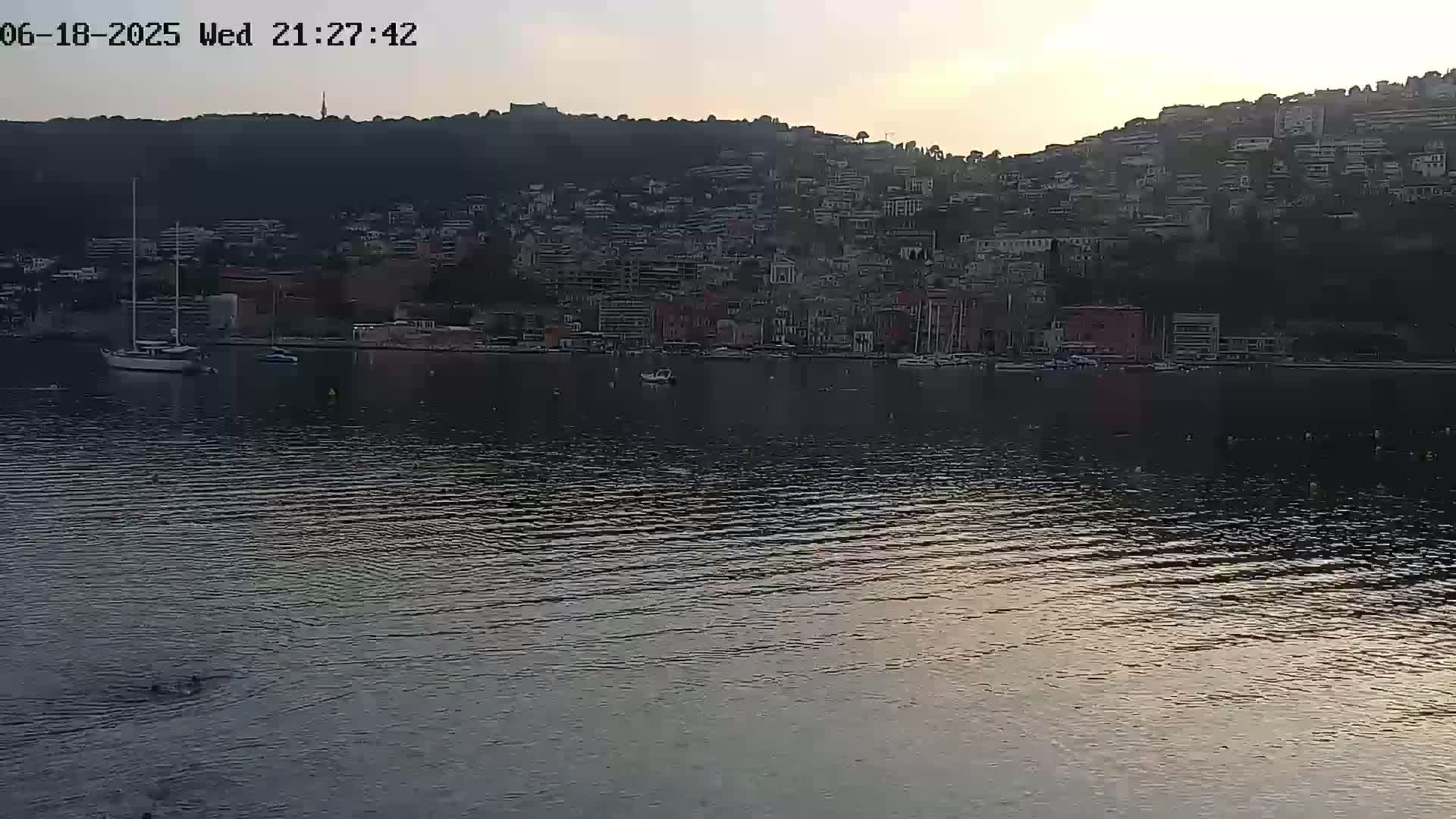 Villefranche-sur-Mer Commune Live Cam - Nice, Alpes-Maritimes, Provence-Alpes-Cote d’Azur, France