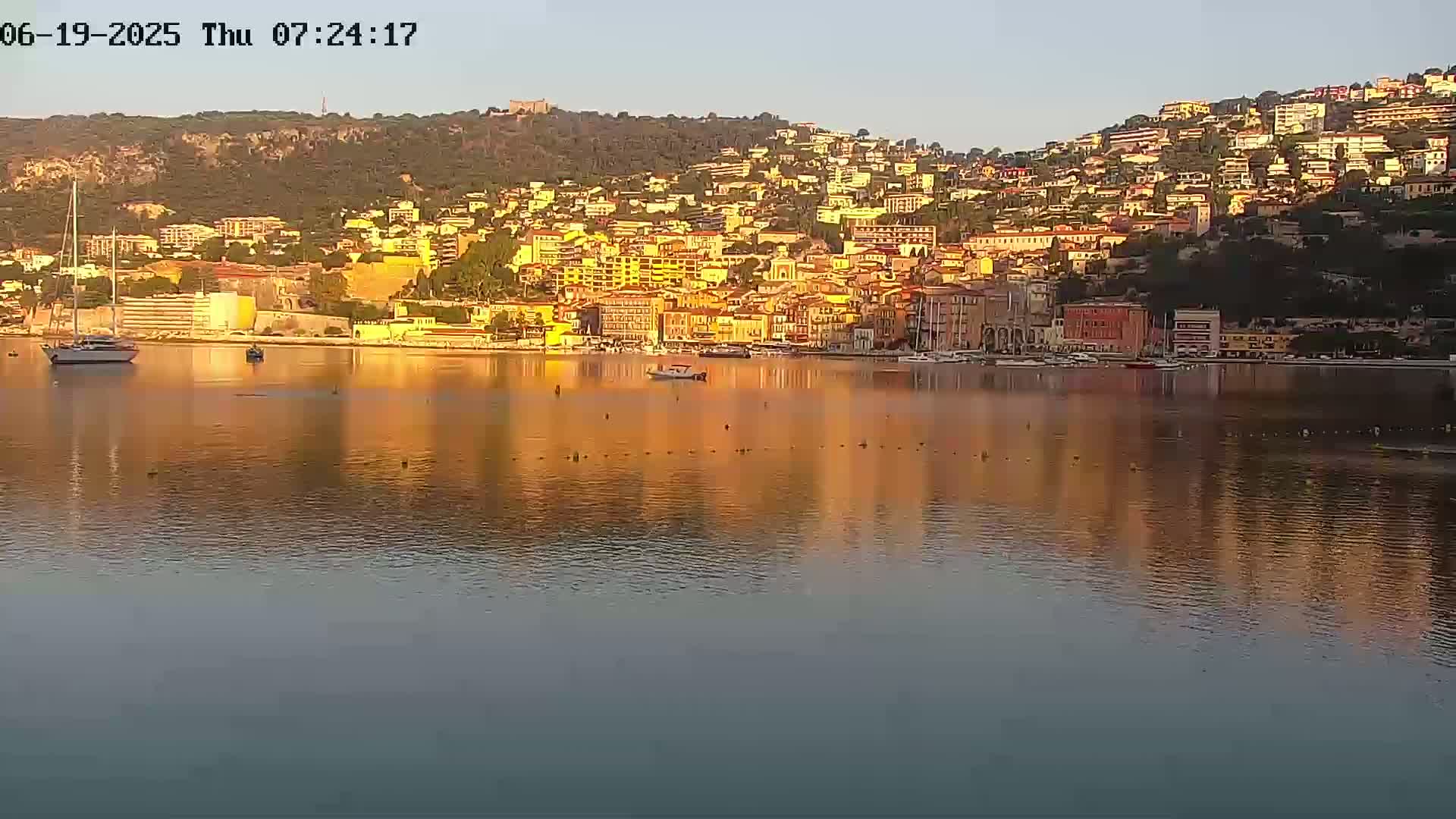 Villefranche-sur-Mer Commune Live Cam - Nice, Alpes-Maritimes, Provence-Alpes-Cote d’Azur, France
