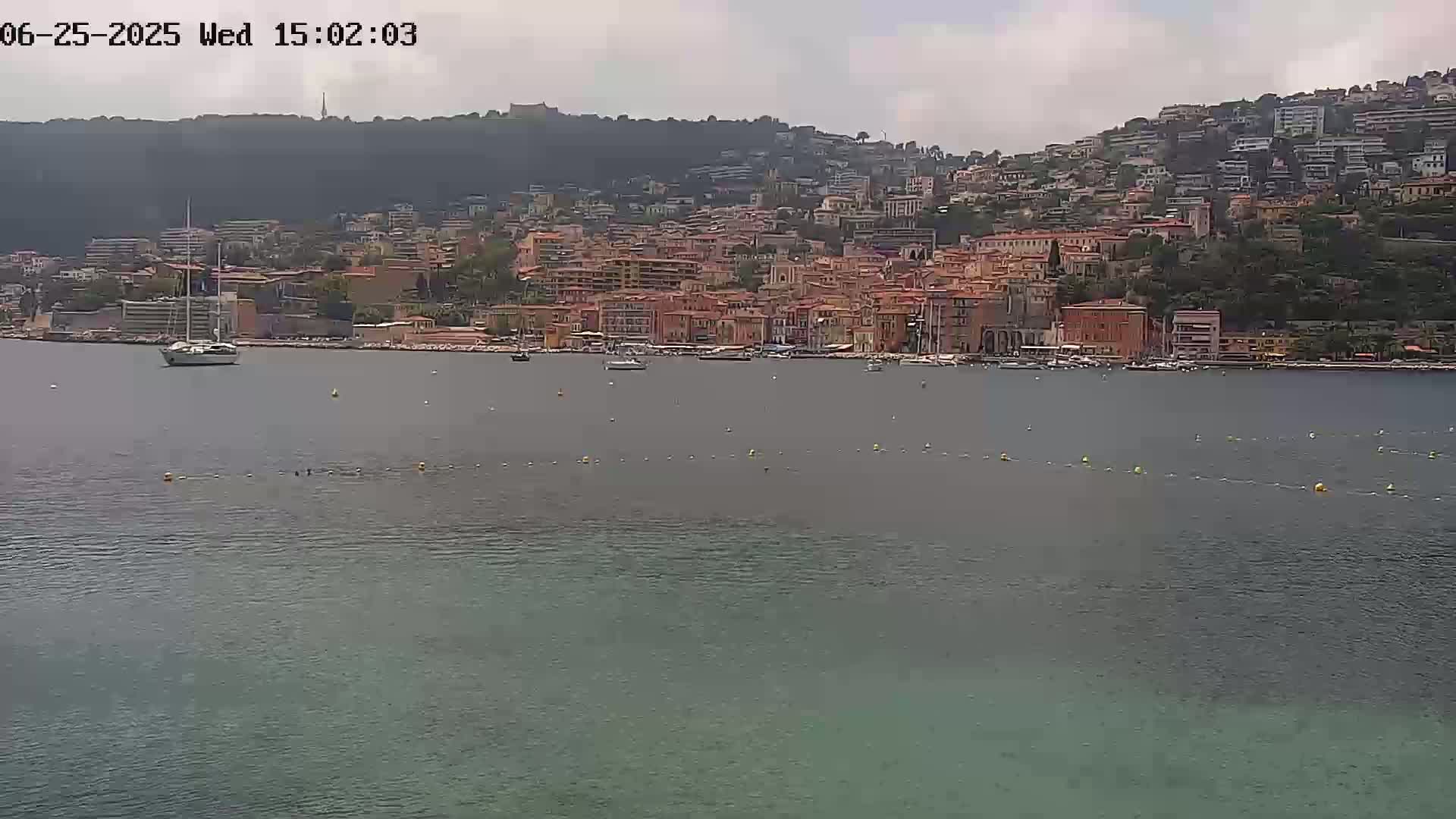 Villefranche-sur-Mer Commune Live Cam - Nice, Alpes-Maritimes, Provence-Alpes-Cote d’Azur, France