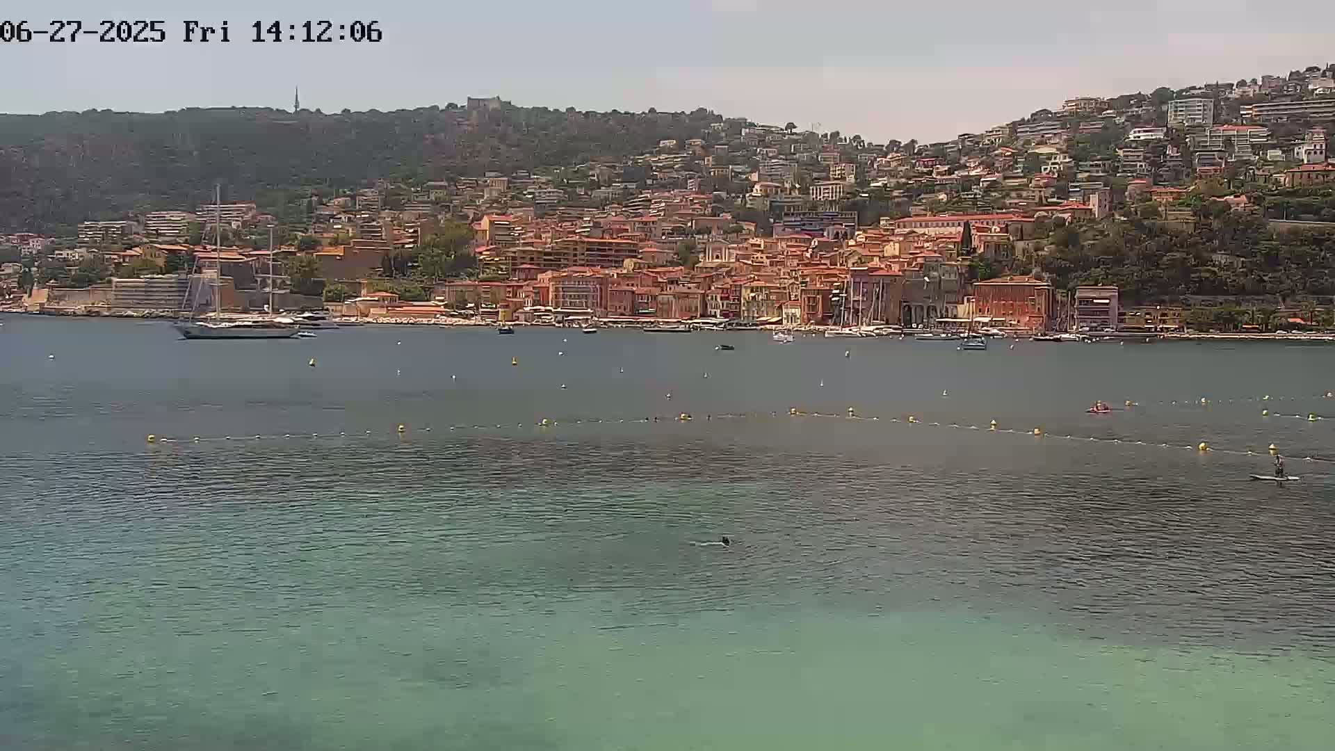 Villefranche-sur-Mer Commune Live Cam - Nice, Alpes-Maritimes, Provence-Alpes-Cote d’Azur, France