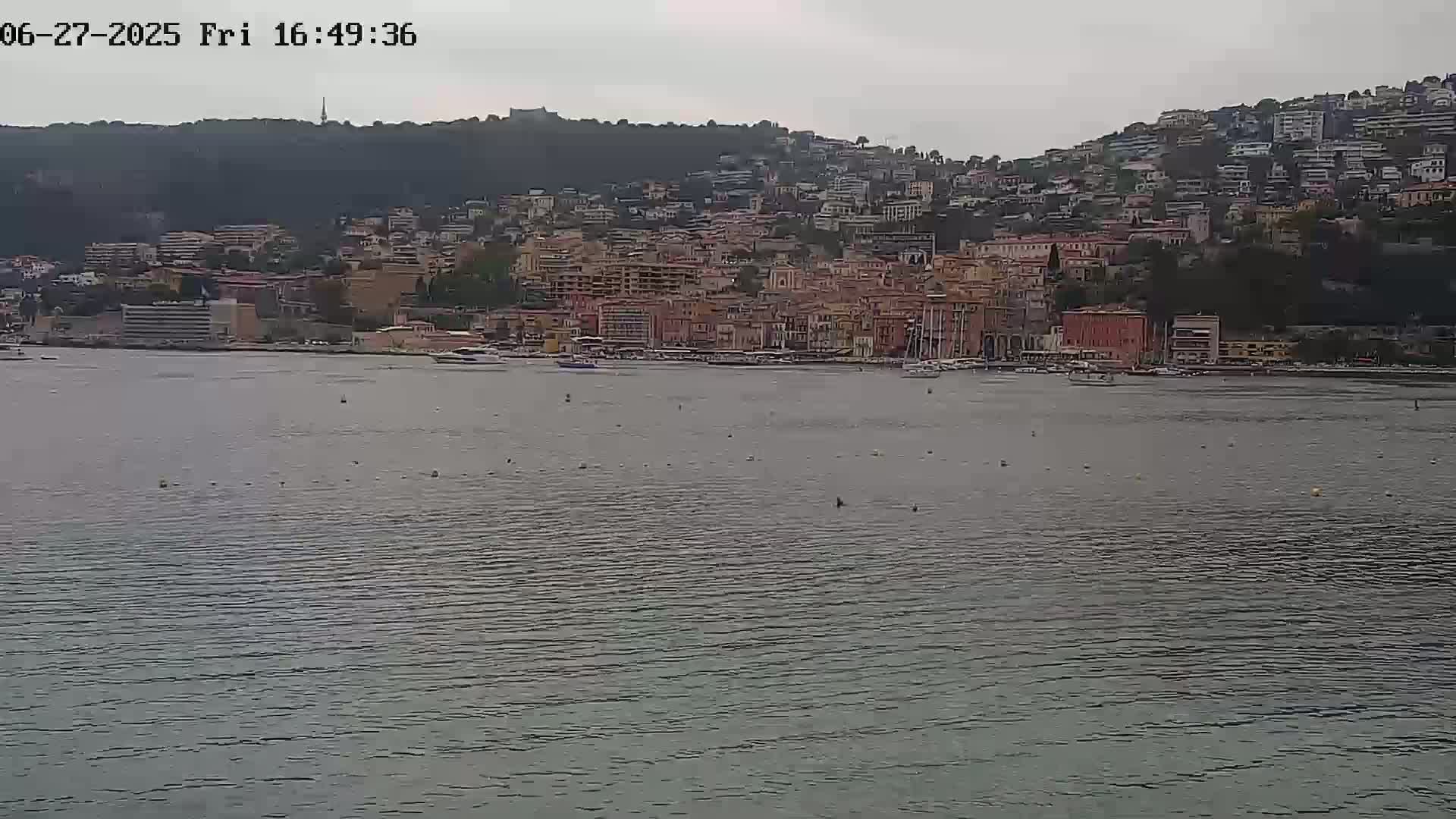 Villefranche-sur-Mer Commune Live Cam - Nice, Alpes-Maritimes, Provence-Alpes-Cote d’Azur, France